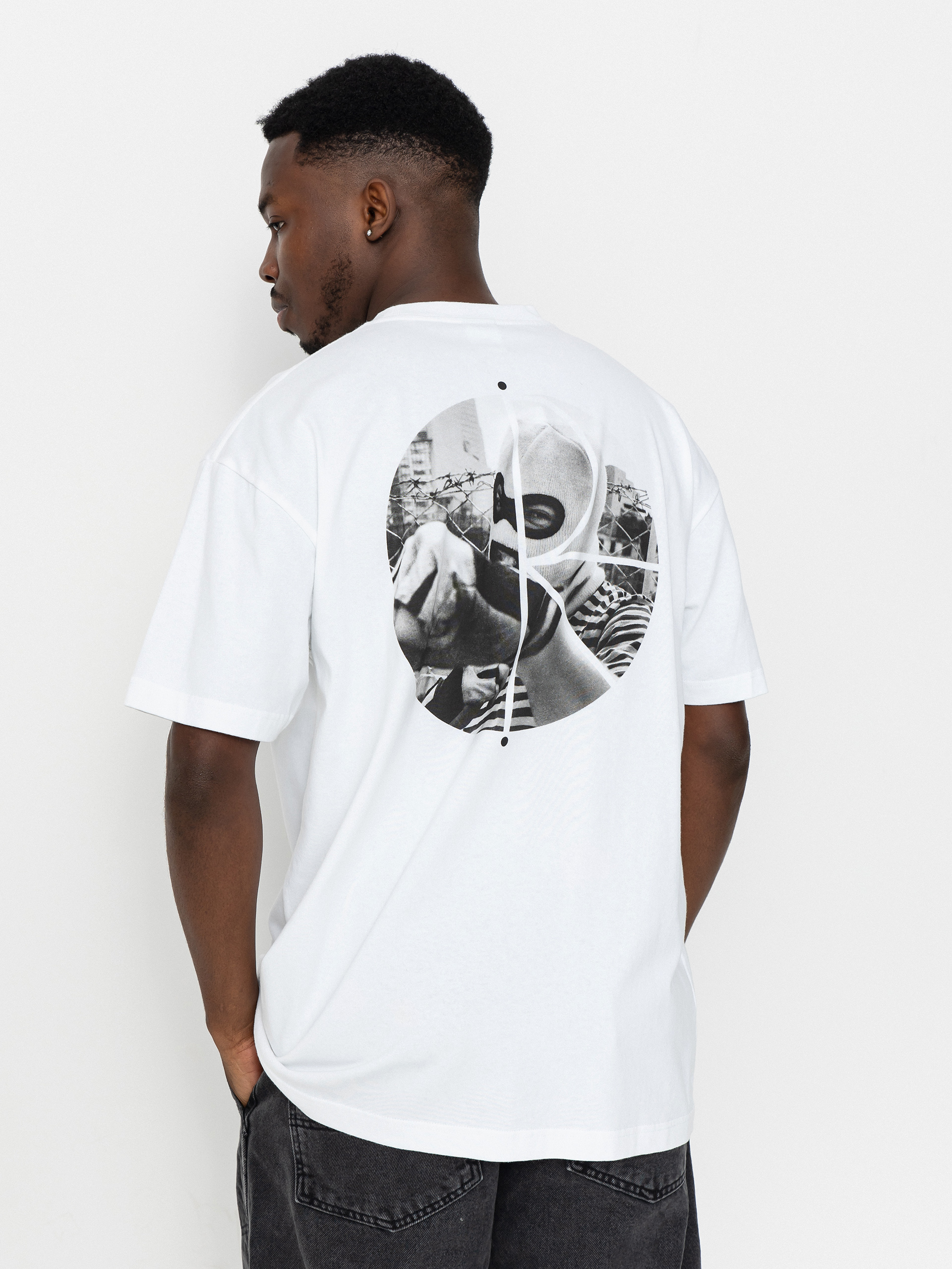 Tricou Polar Skate Fill Logo Klez (white)