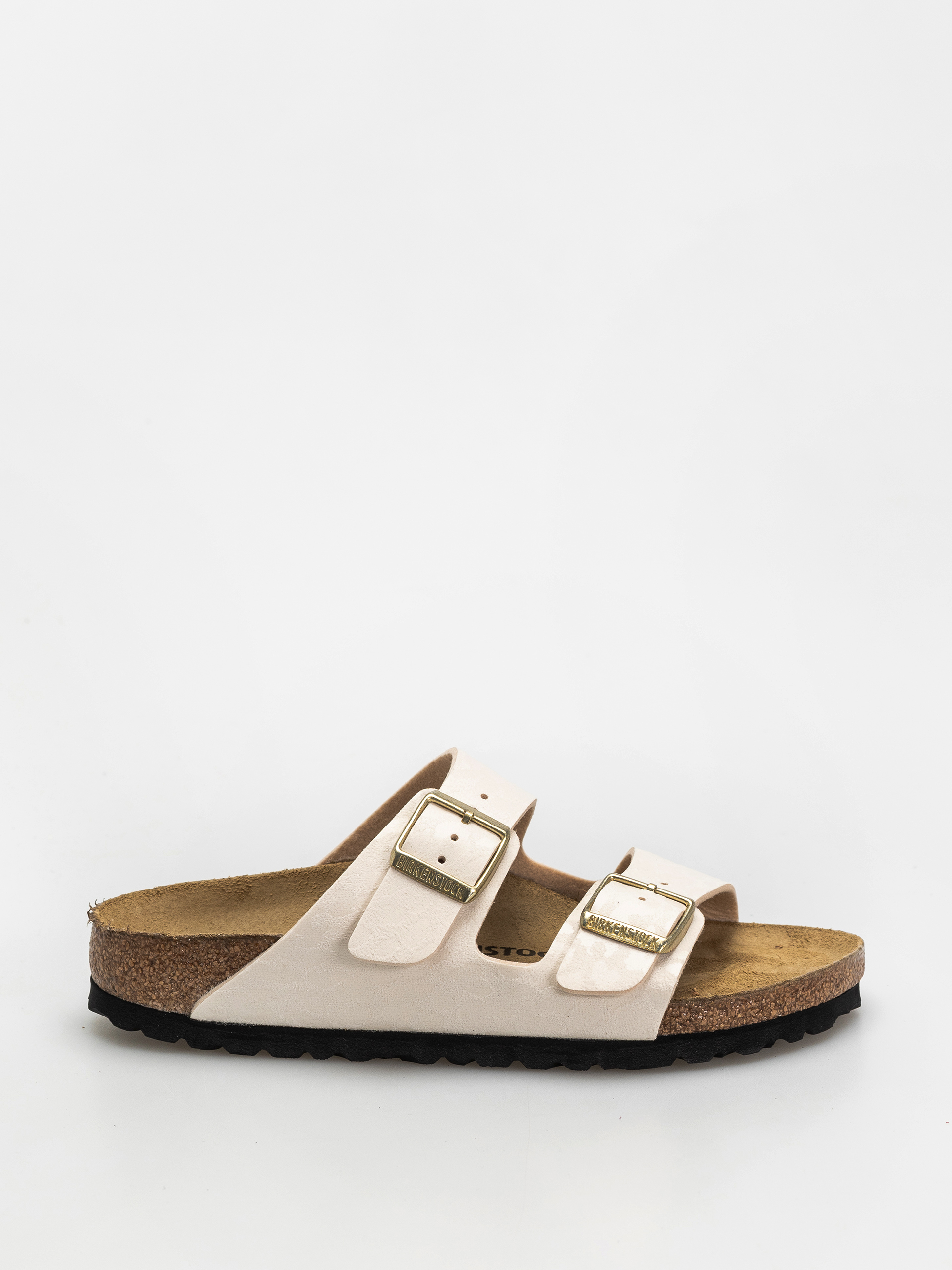 Șlapi Birkenstock Arizona Synthetics Narrow Wmn (leo eggshell)