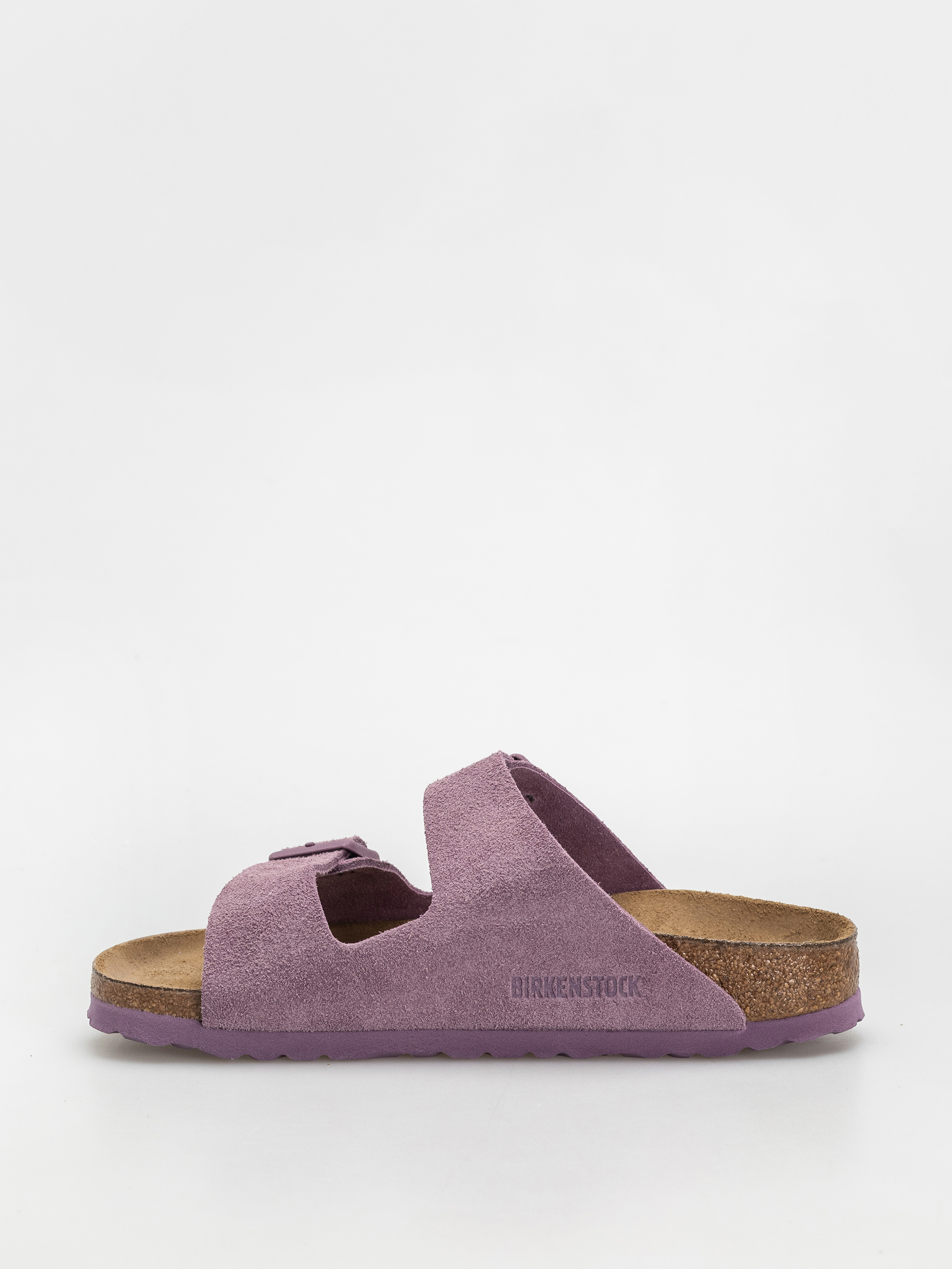 Șlapi Birkenstock Arizona Suede Leather Narrow Wmn (mauve)