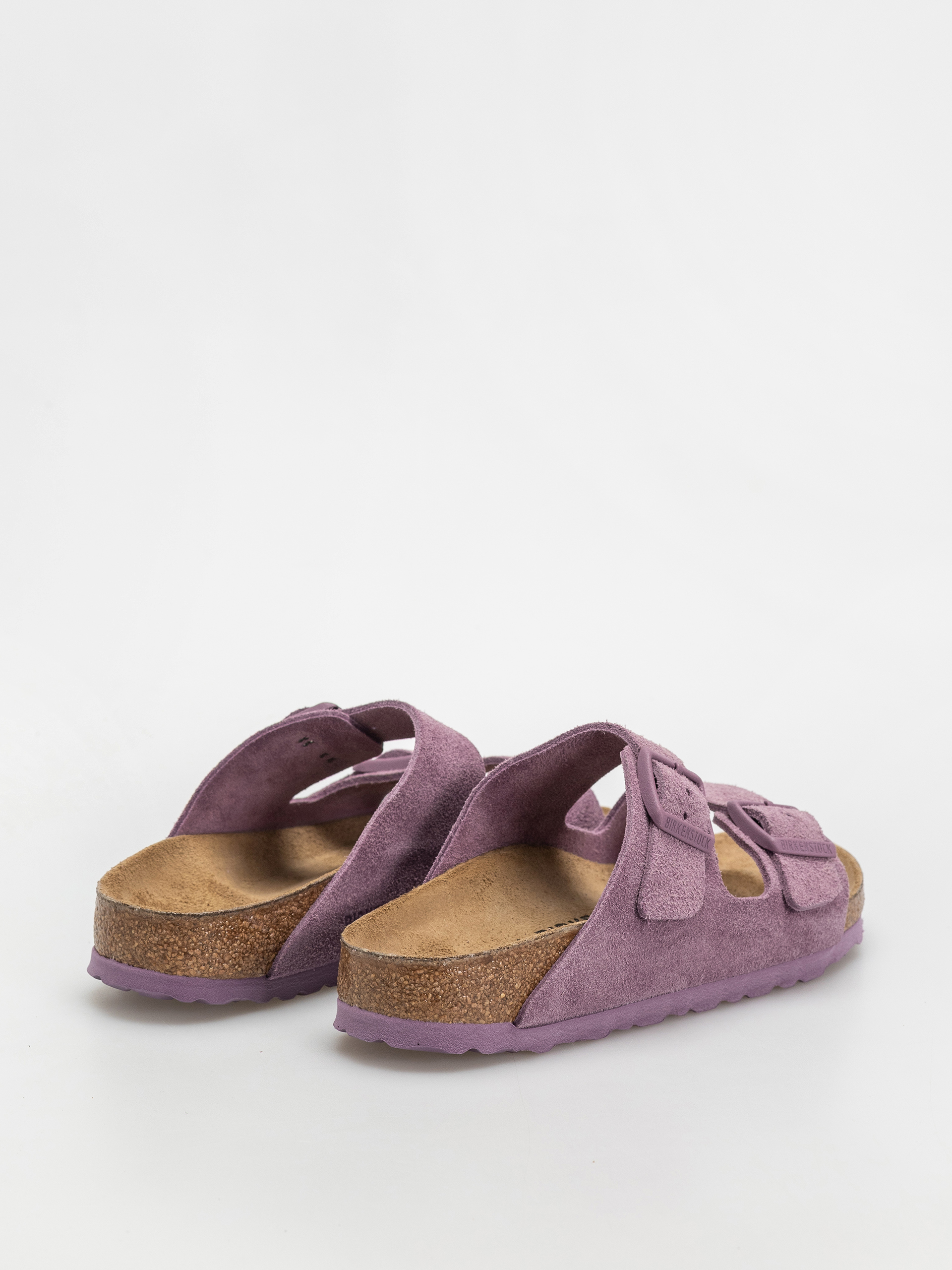 Șlapi Birkenstock Arizona Suede Leather Narrow Wmn (mauve)