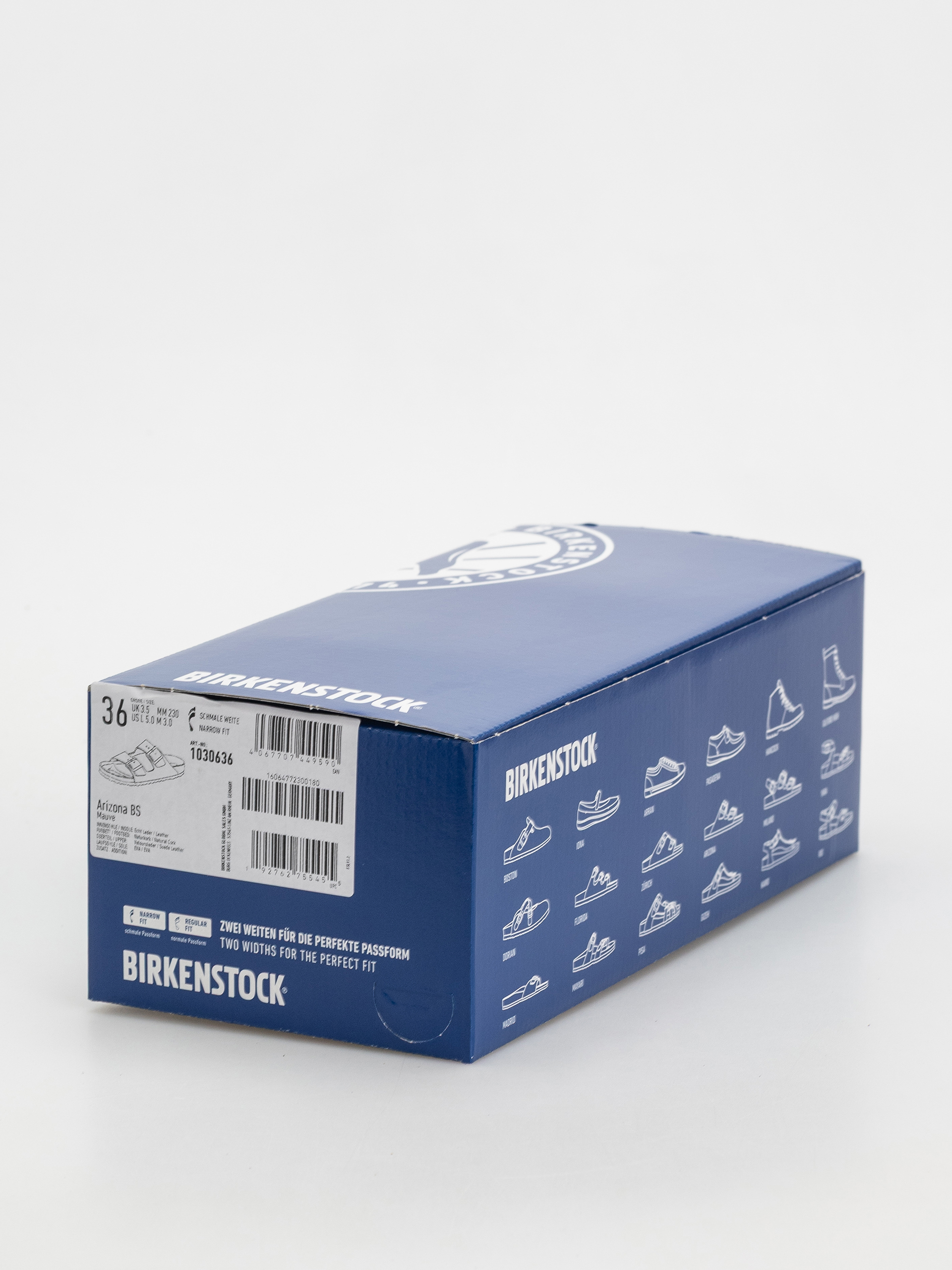 Șlapi Birkenstock Arizona Suede Leather Narrow Wmn (mauve)