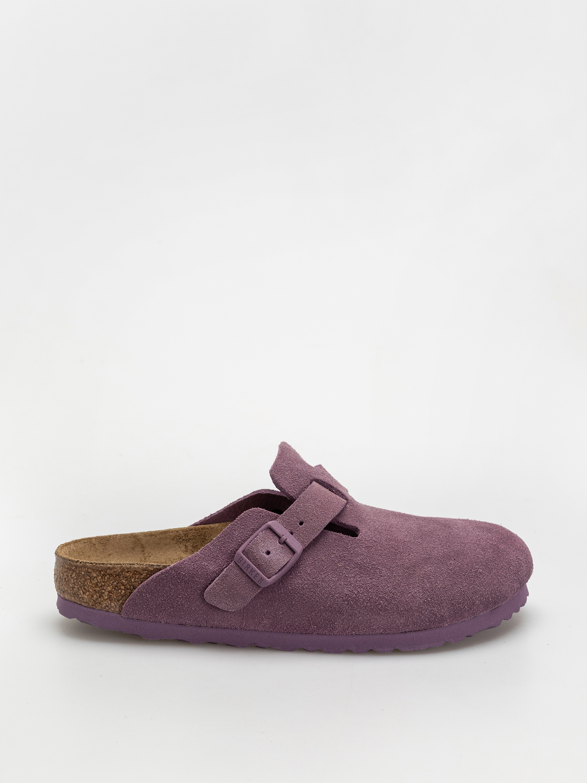 Șlapi Birkenstock Boston Suede Leather Narrow Wmn (mauve)