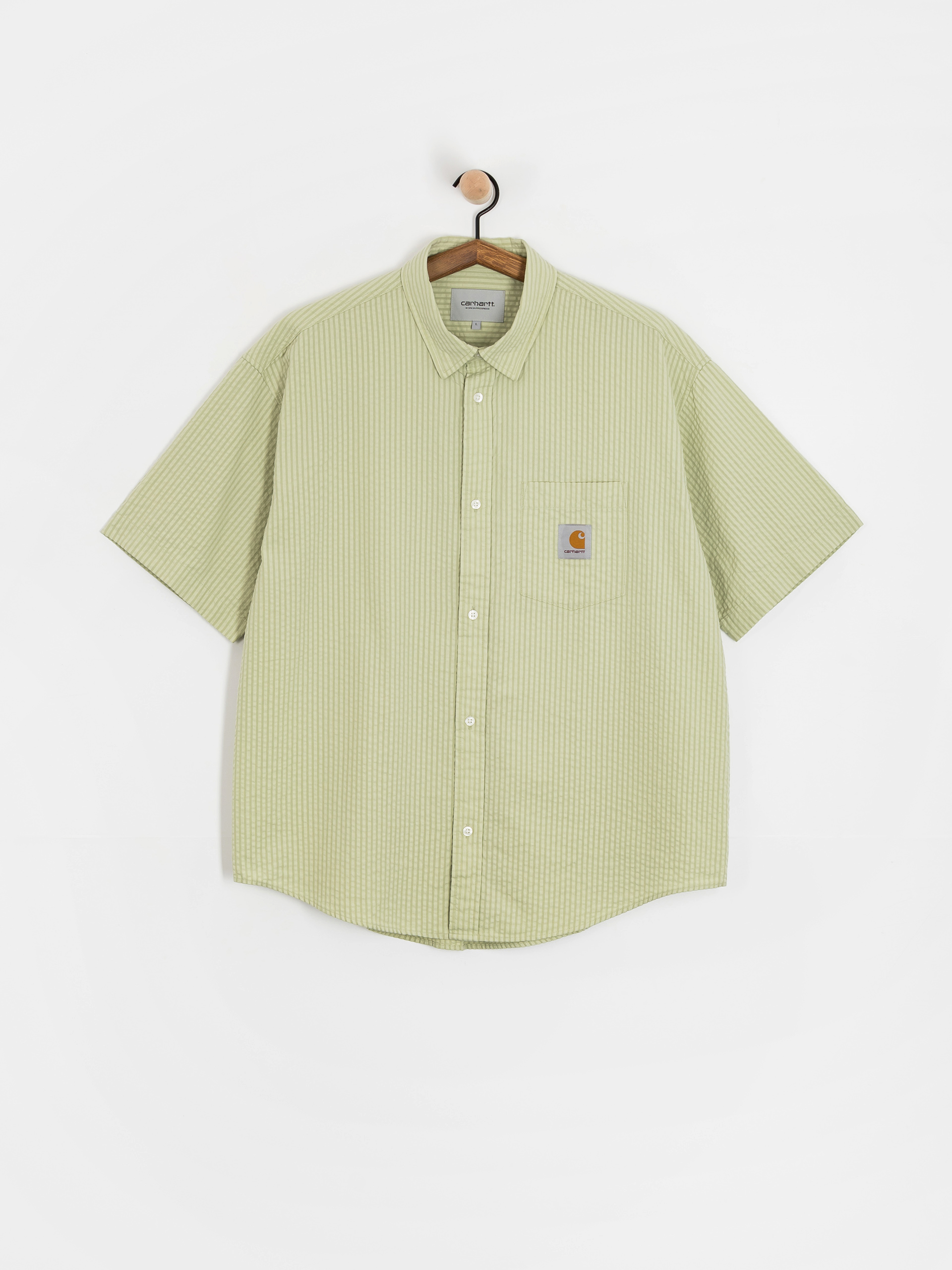 Cămașă Carhartt WIP Toland (toland stripe/pale olive)
