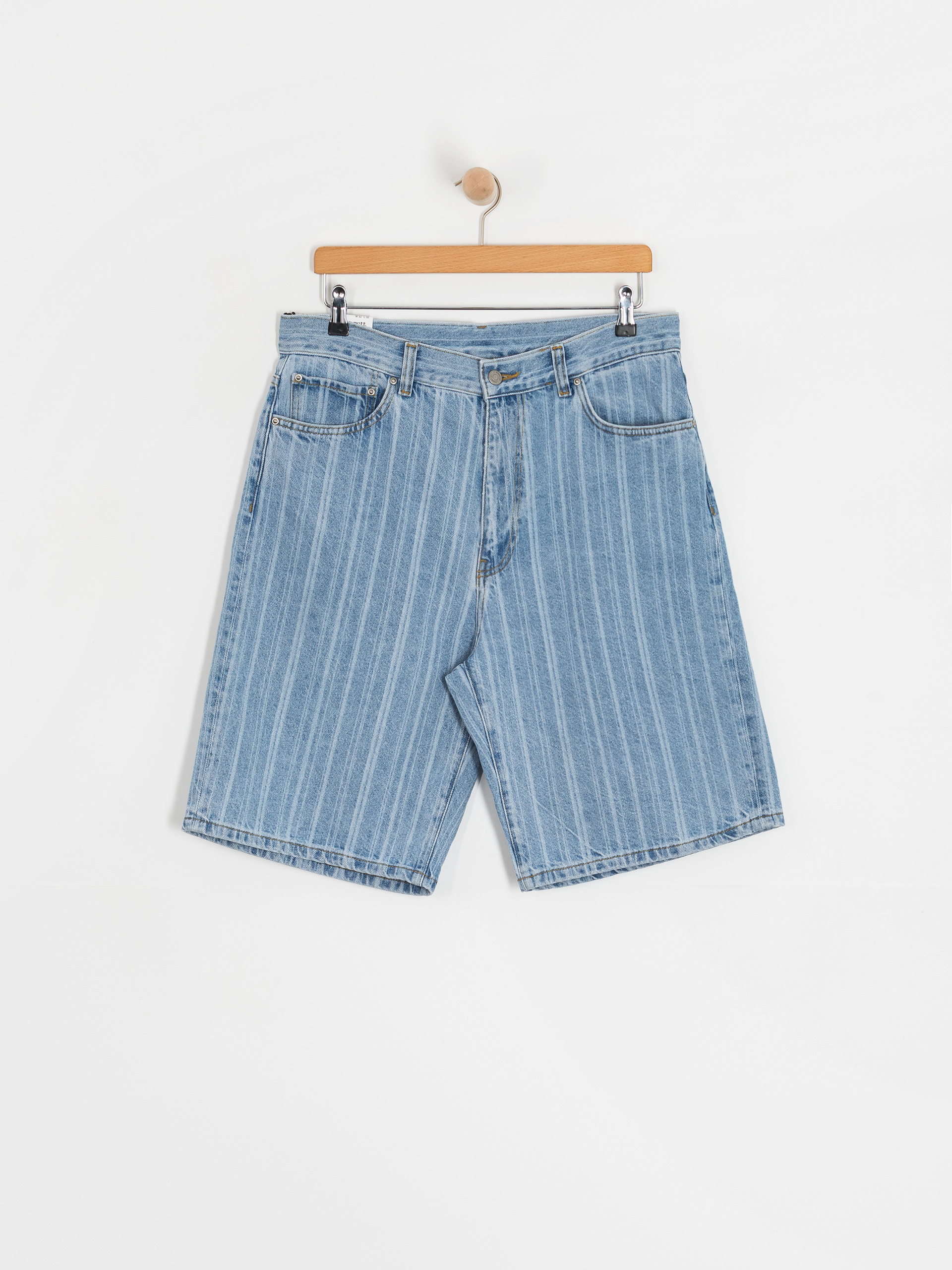 Pantaloni scurți Carhartt WIP Rylan (rylan stripe/blue/stone bleached)
