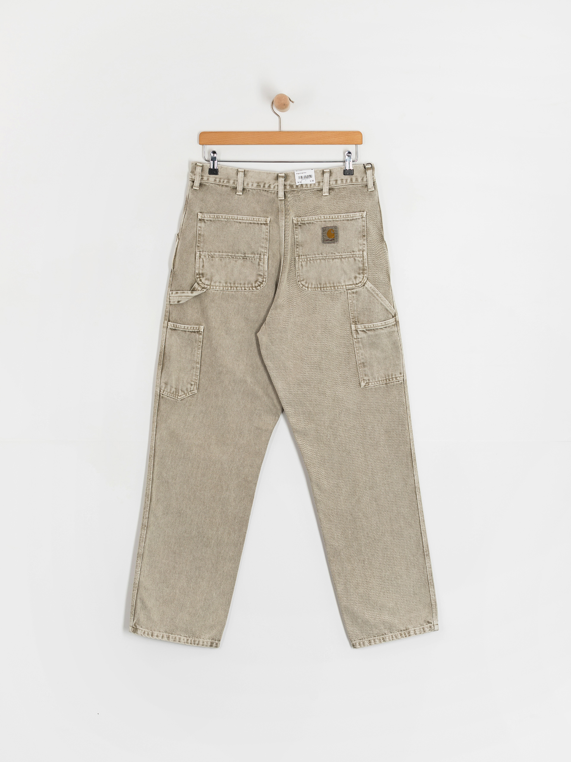 Pantaloni Carhartt WIP Single Knee (opuntia/chalk wash)