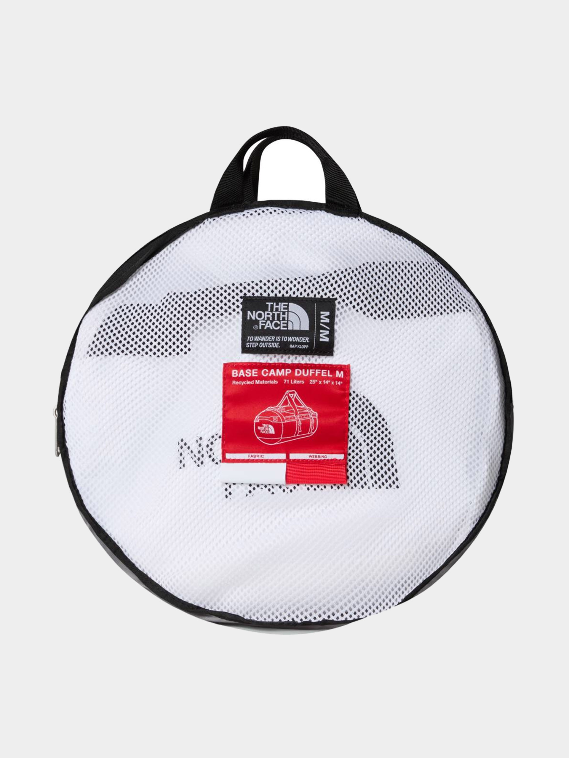 Geantă The North Face Base Camp Duffel M (tnf white/tnf black/ele)
