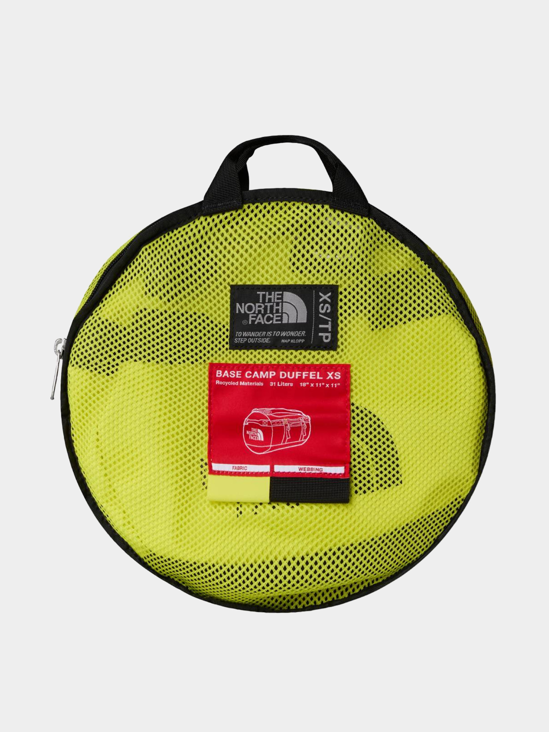 Geantă The North Face Base Camp Duffel XS (sulphurspringgn/tnfblack)