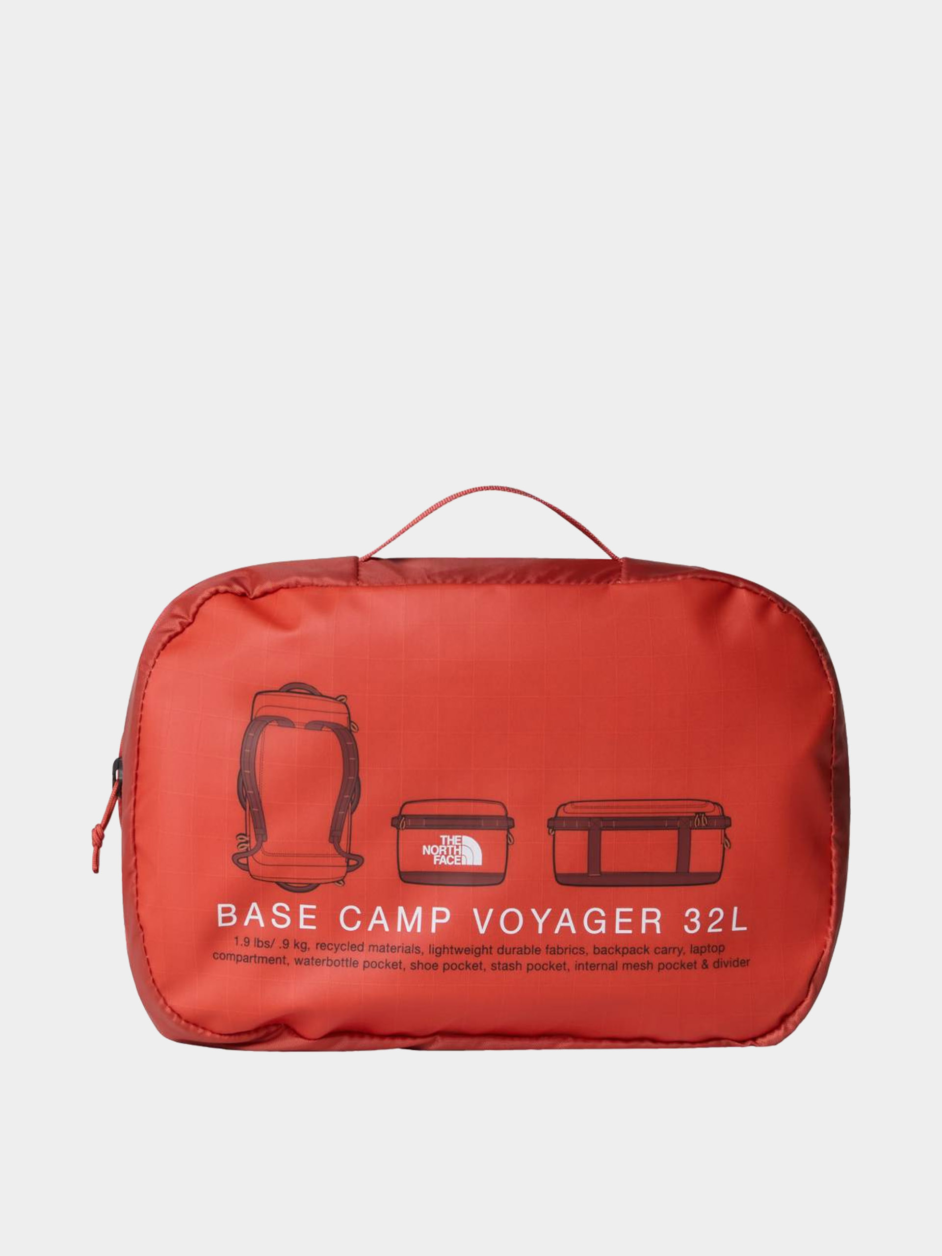 Geantă The North Face Base Camp Voyager Duffel 32L (mars dust/sumac)