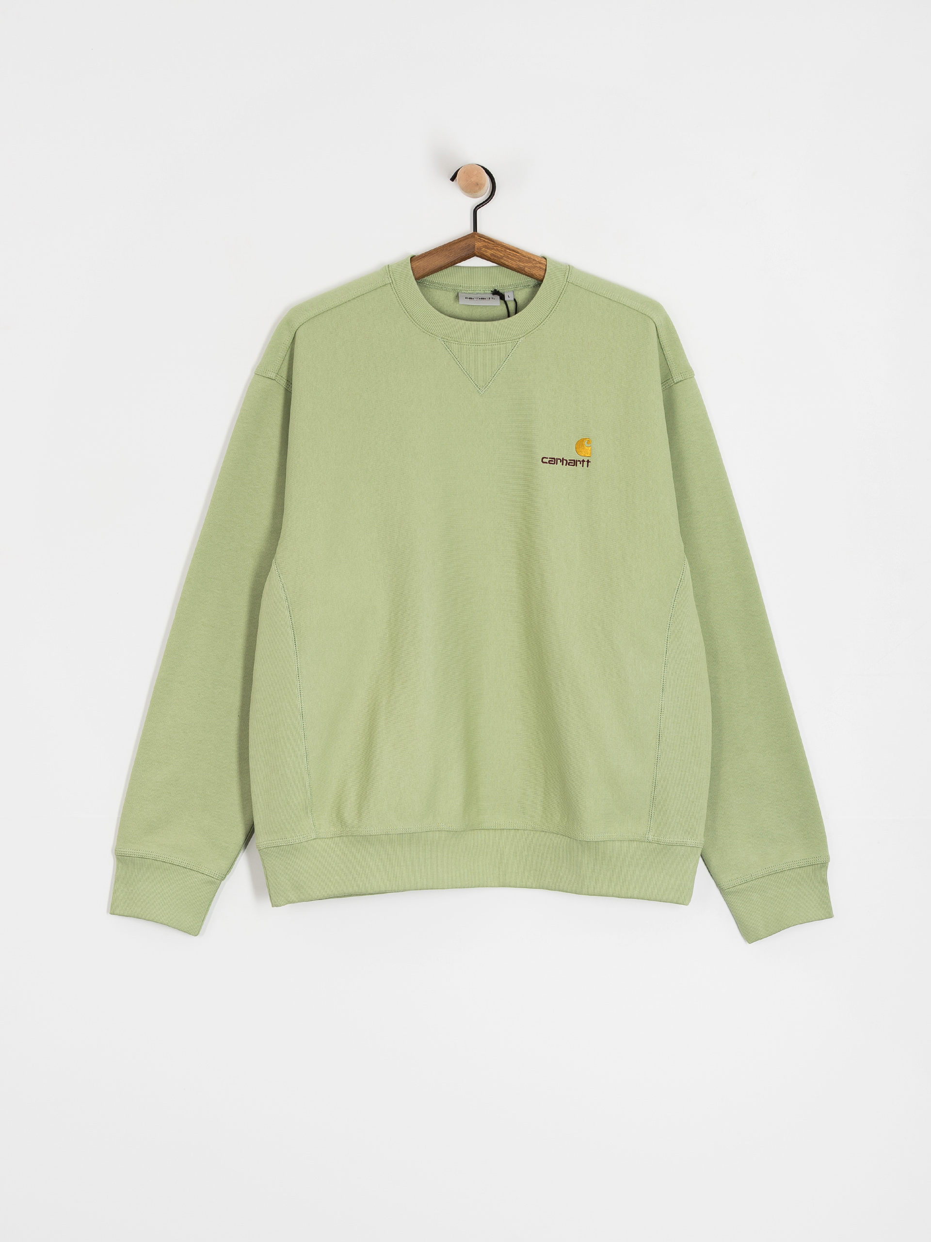 Hanorac Carhartt WIP American Script (pale olive)