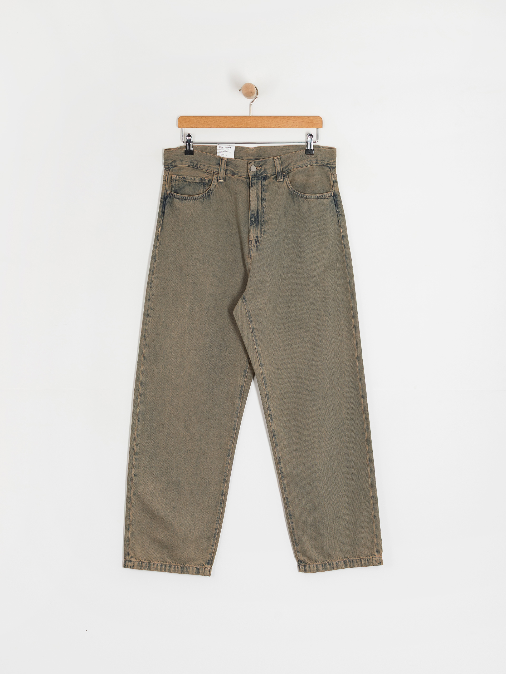 Pantaloni Carhartt WIP Landon (blue/leather/garment dyed)