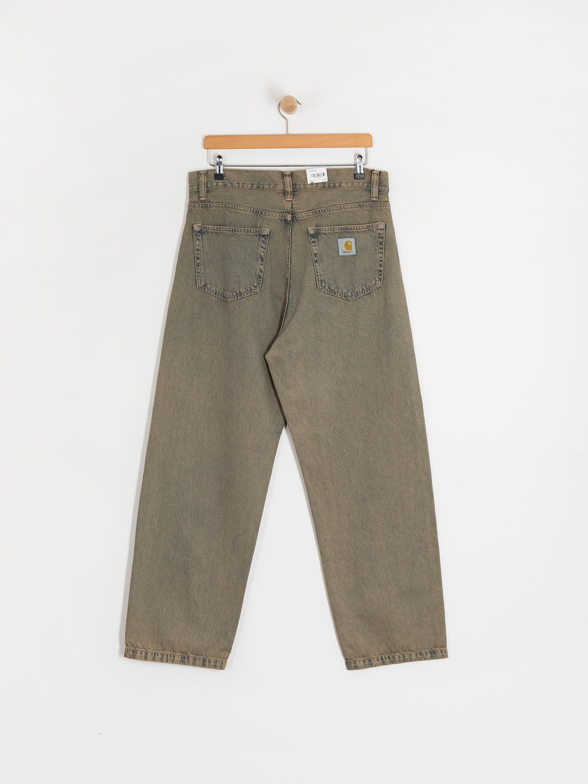 Pantaloni Carhartt WIP Landon (blue/leather/garment dyed)