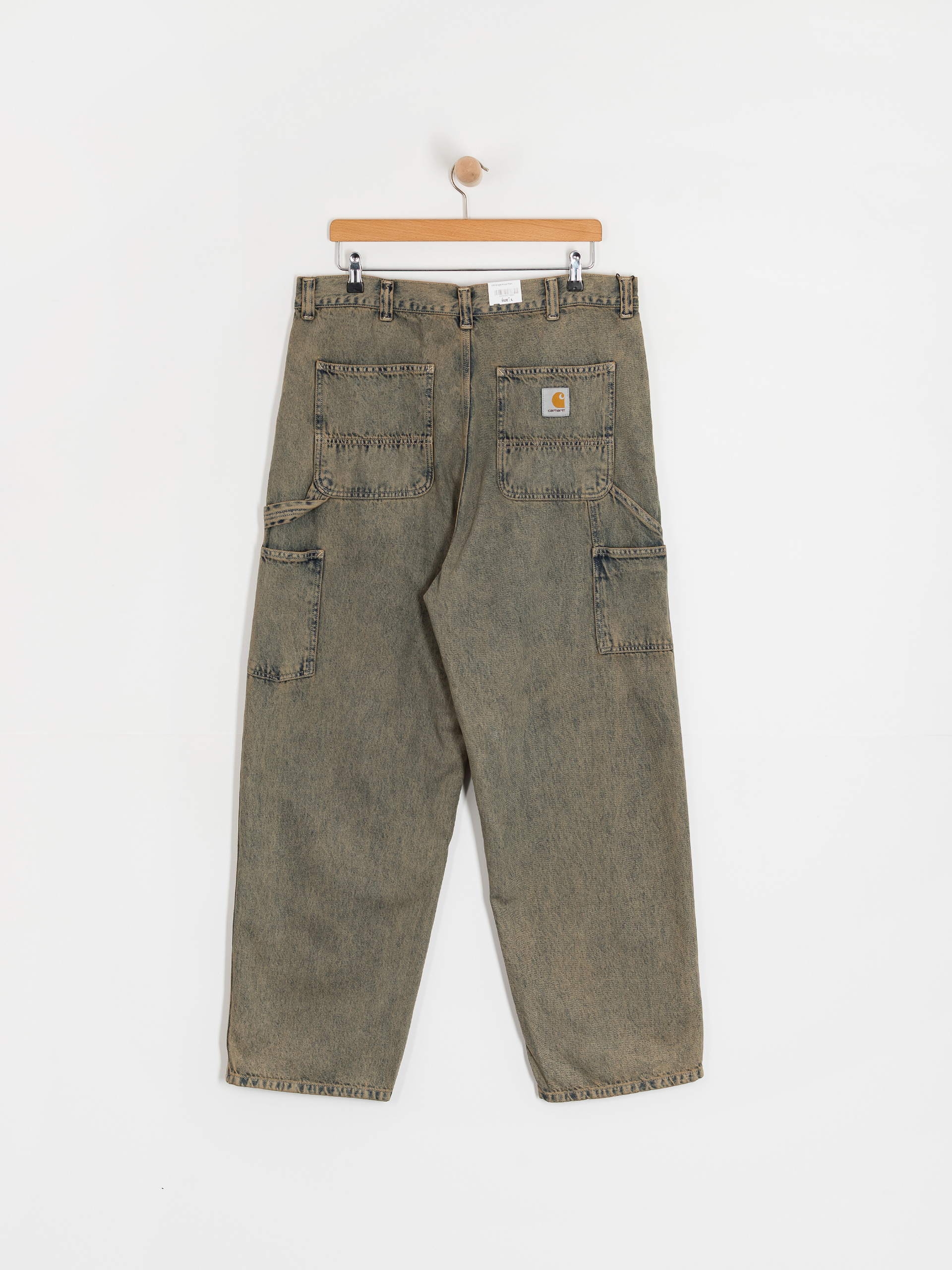 Pantaloni Carhartt WIP OG Single Knee (blue/leather/garment dyed)