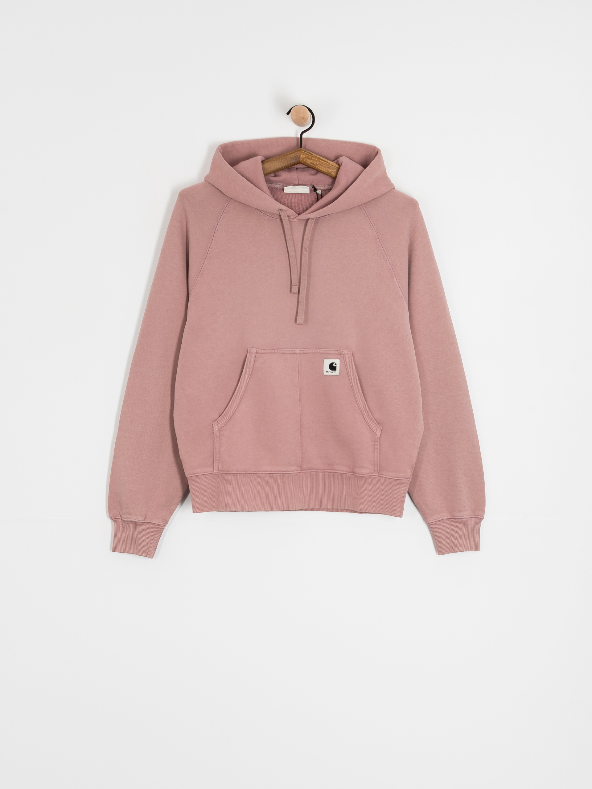 Hanorac cu glugă Carhartt WIP Hudson HD Wmn (daphne/chalk wash)