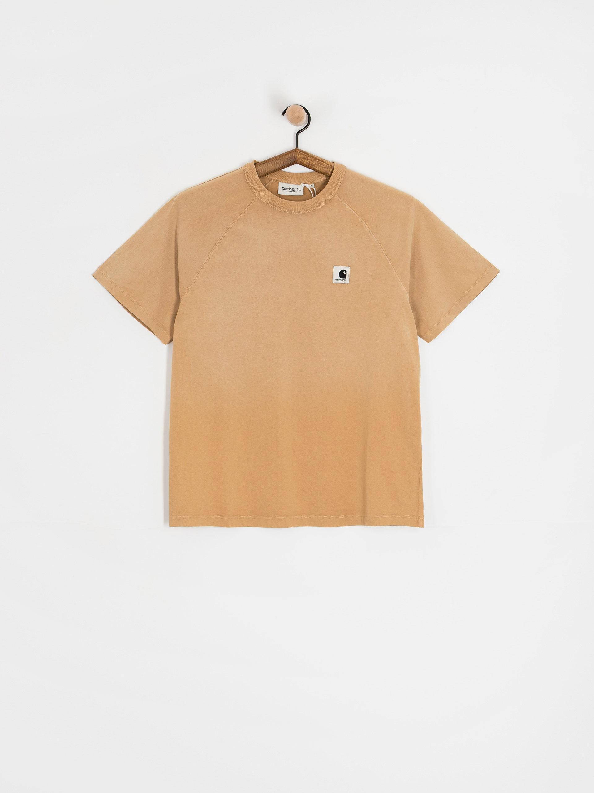 Tricou Carhartt WIP Hudson Wmn (dusty h brown/chalk wash)