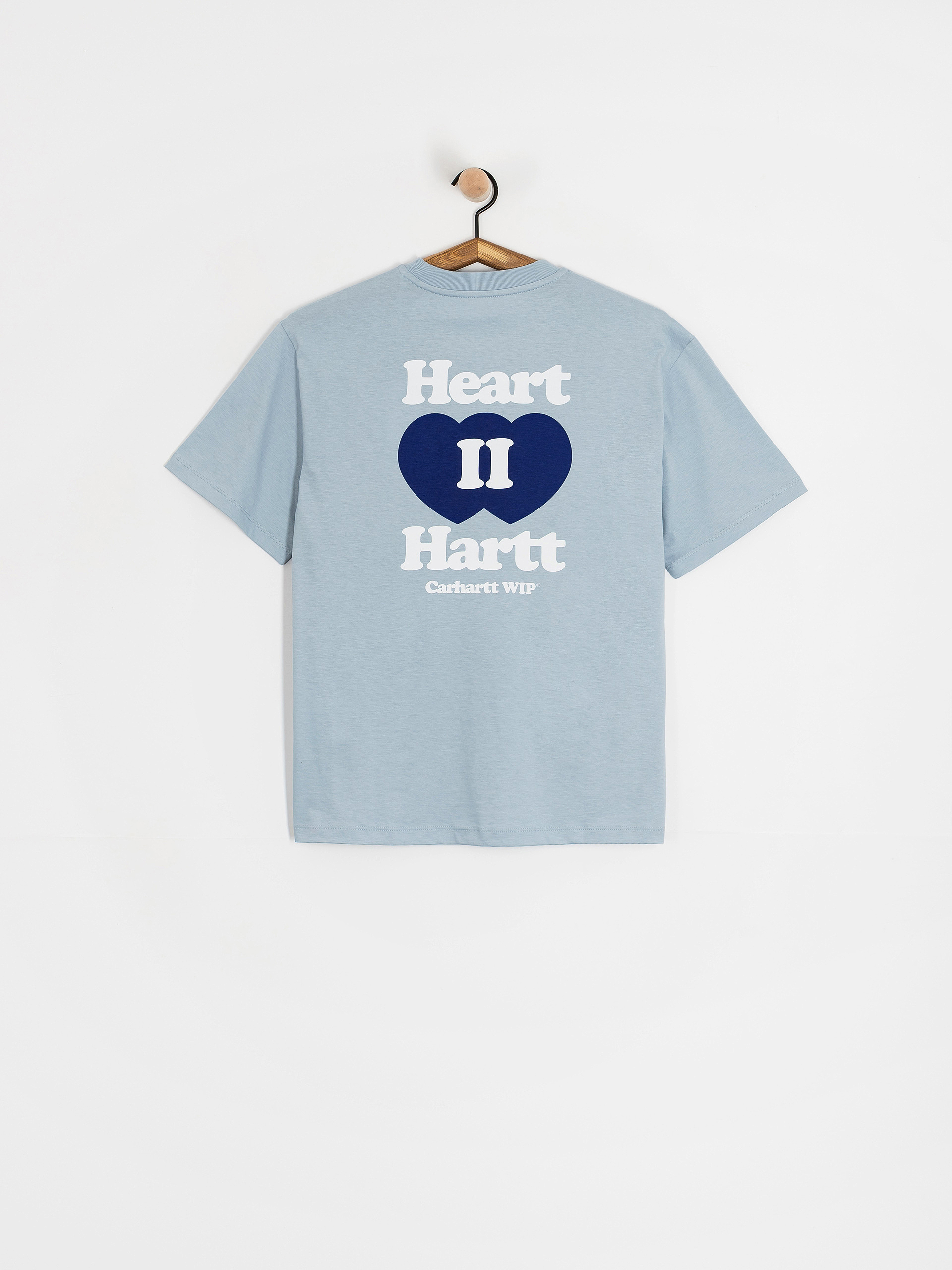 Tricou Carhartt WIP Heart II Hartt Wmn (blue fog)