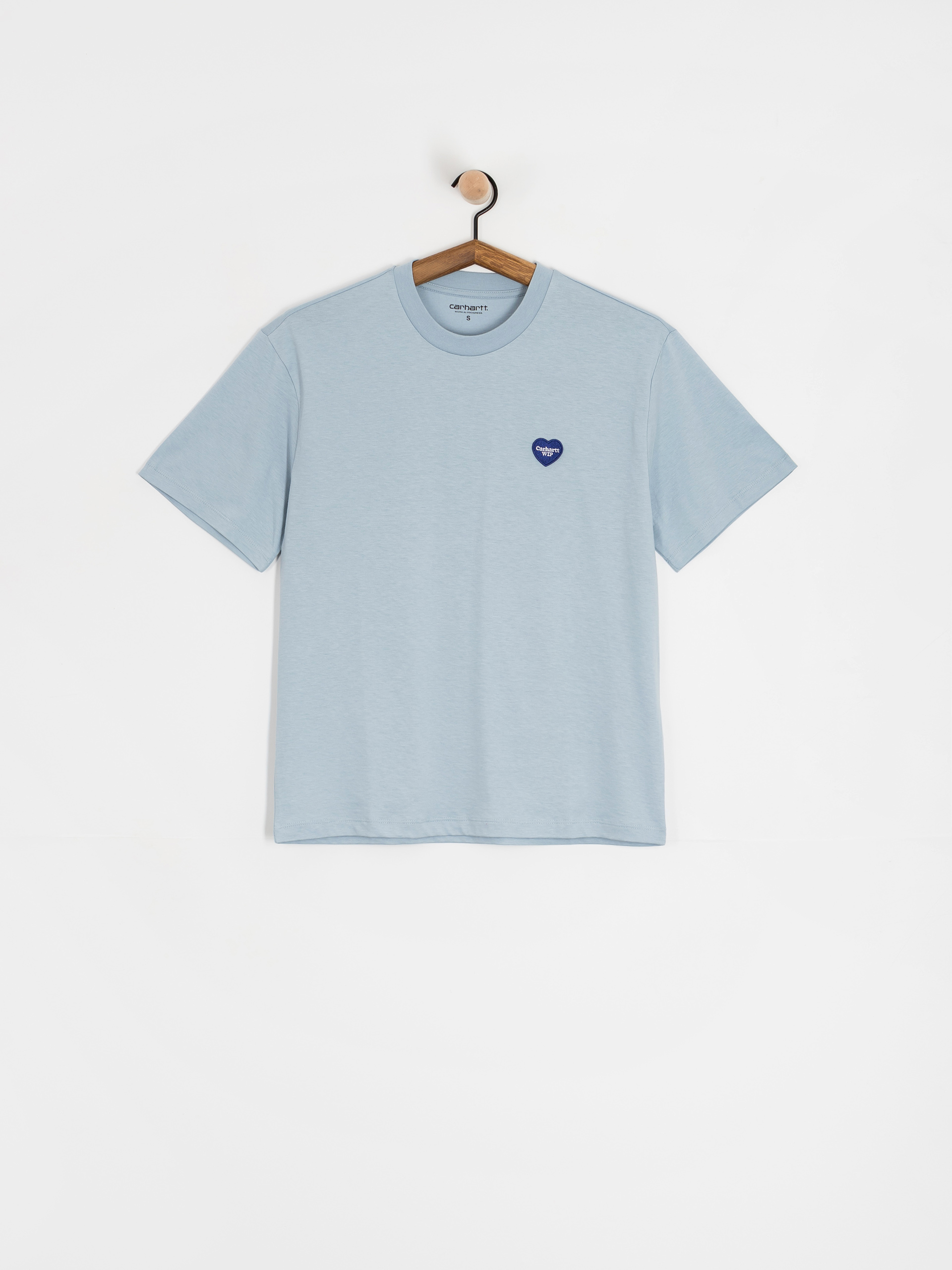 Tricou Carhartt WIP Heart II Hartt Wmn (blue fog)