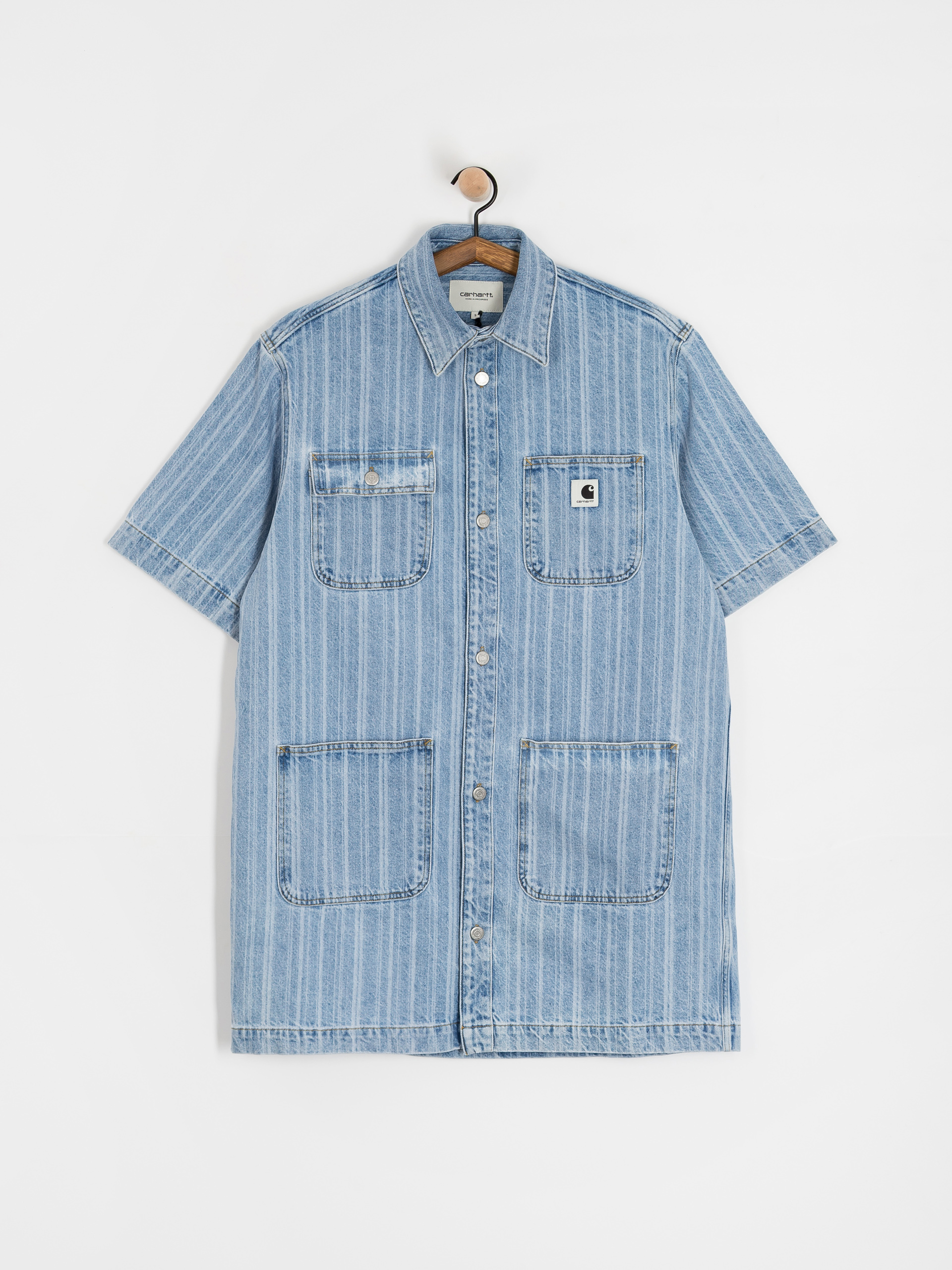 Fustă Carhartt WIP Rylan Wmn (rylan stripe/blue/stone bleached)
