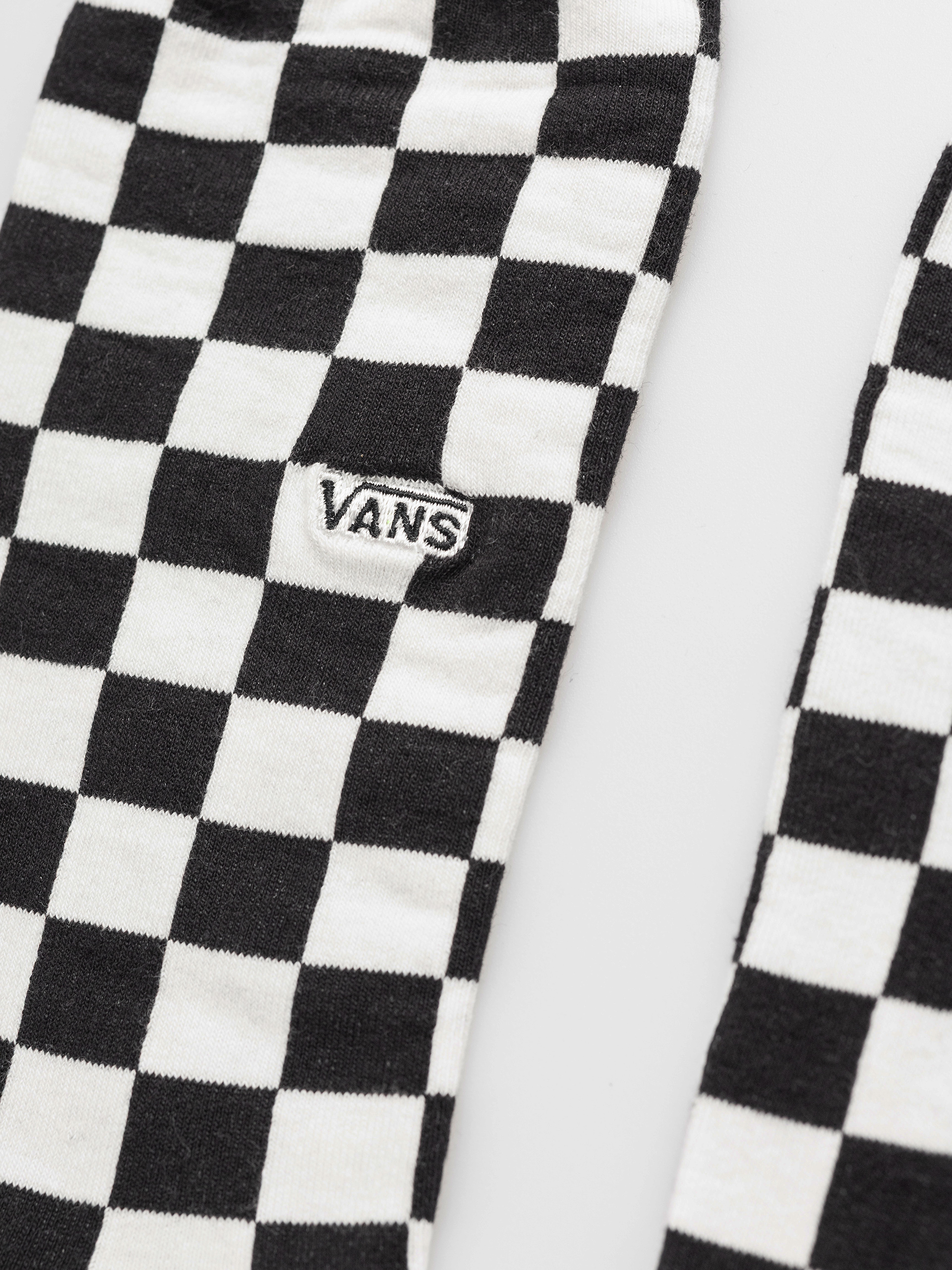 Șosete Vans Ticker Crew (checkerboard black/white)