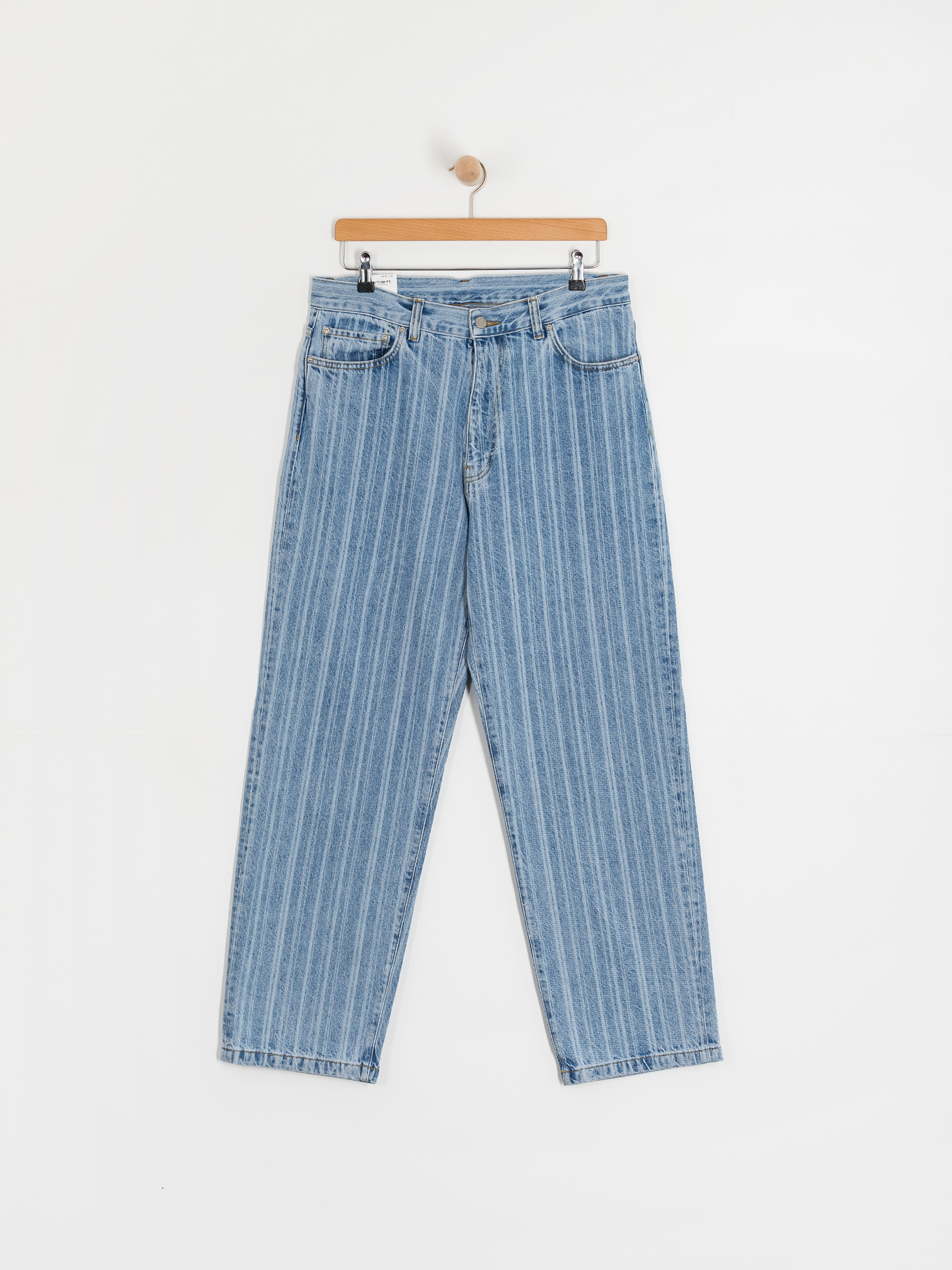 Pantaloni Carhartt WIP Rylan (rylan stripe/blue/stone bleached)