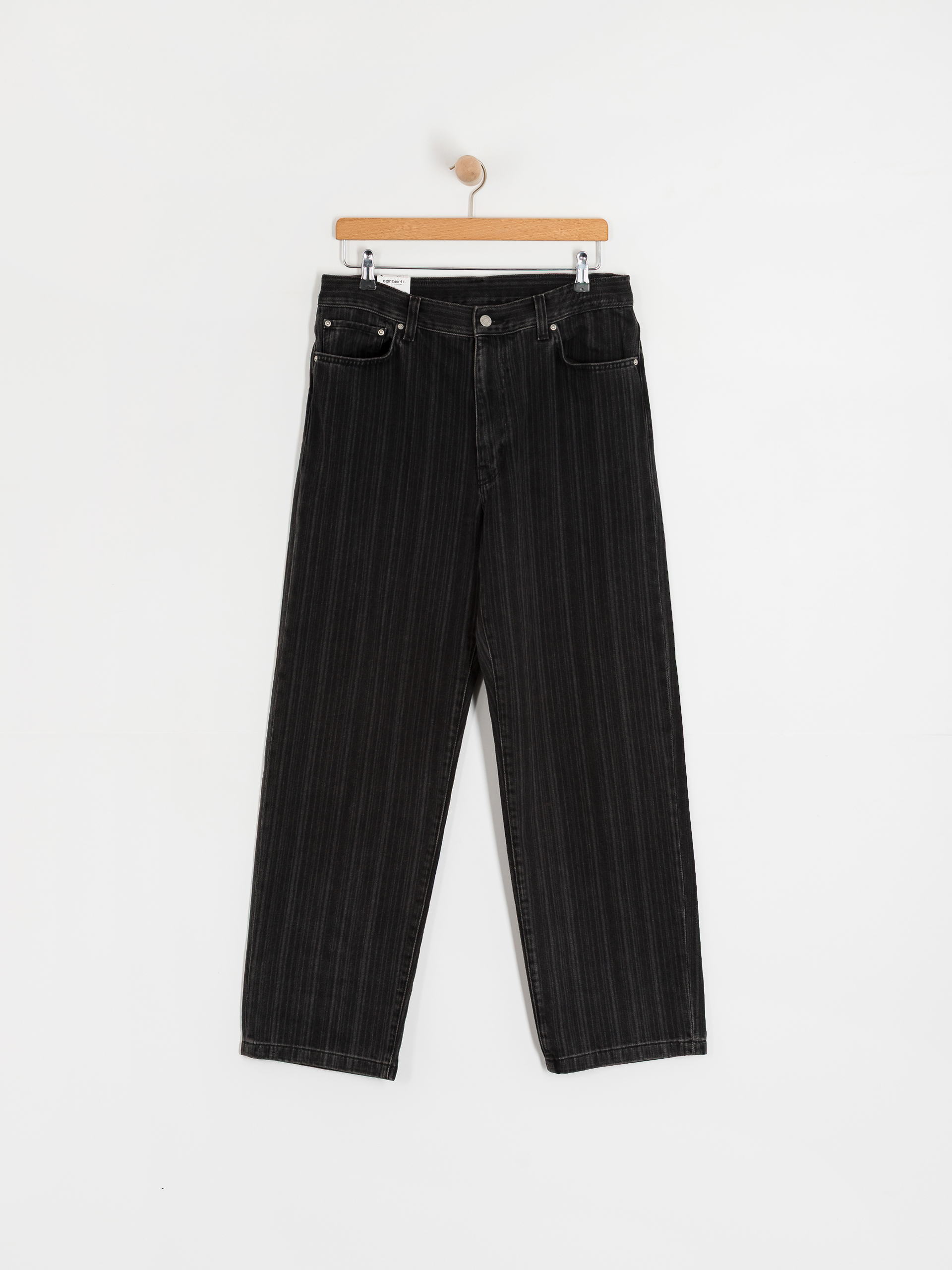 Pantaloni Carhartt WIP Rylan (rylan stripe/black/stone washed)