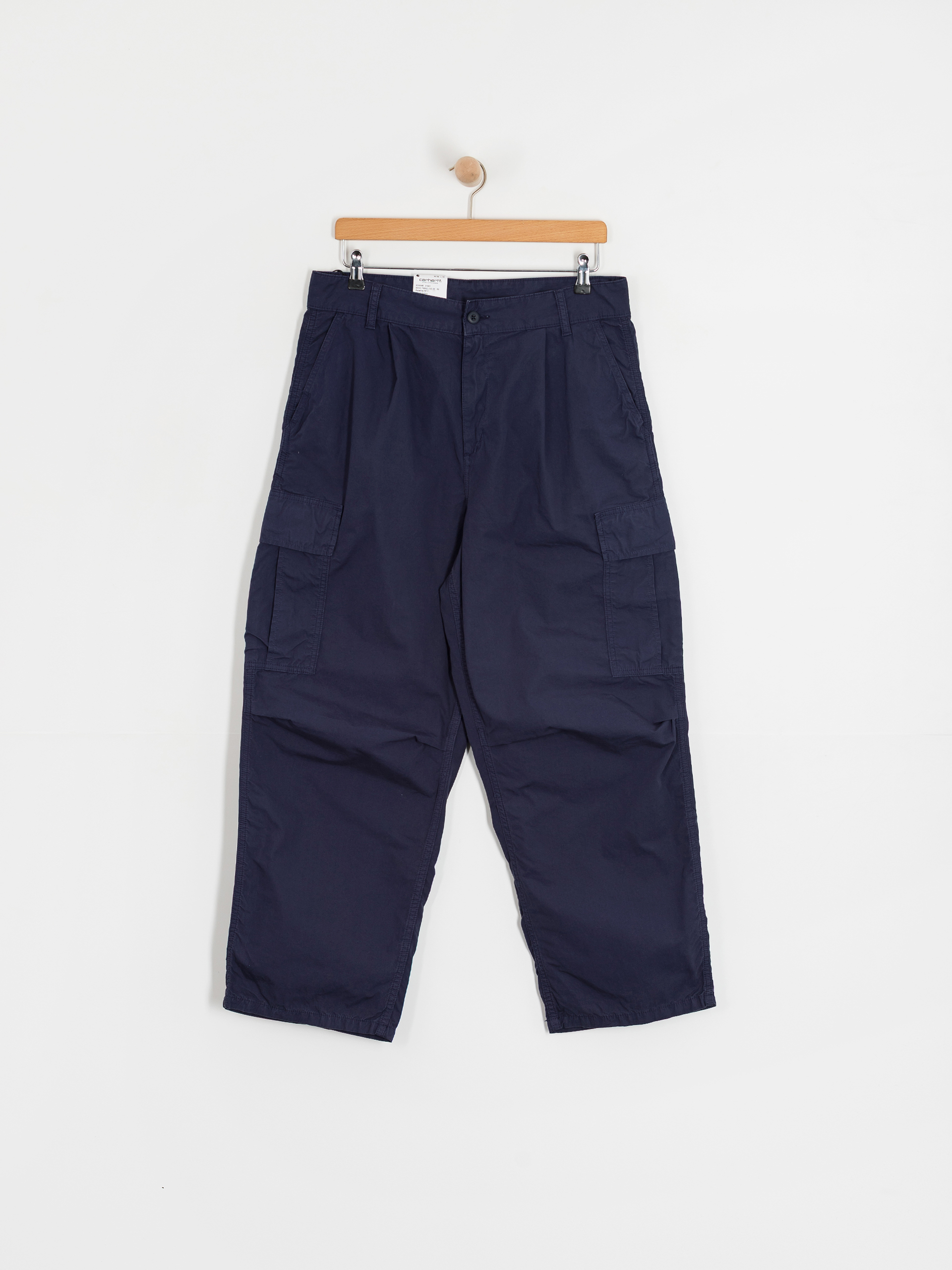 Pantaloni Carhartt WIP Cole Cargo (blue/garment dyed)