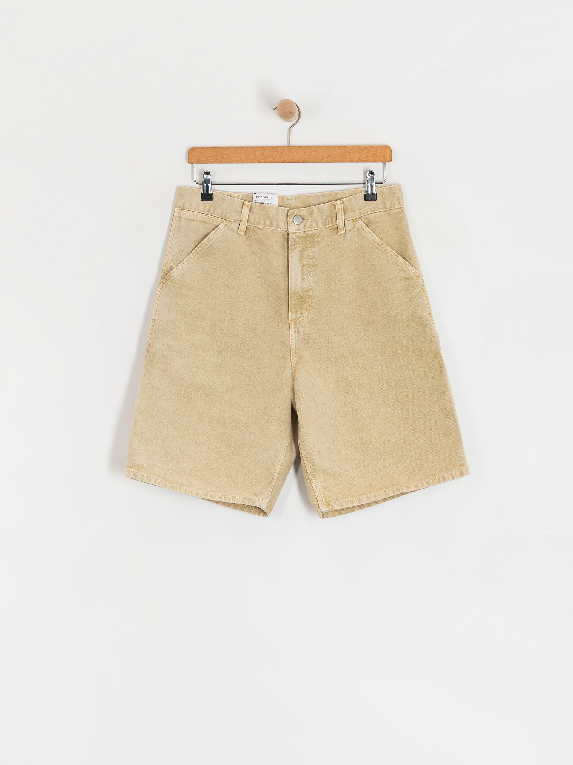 Pantaloni scurți Carhartt WIP Single Knee (dusty h brown/chalk wash)