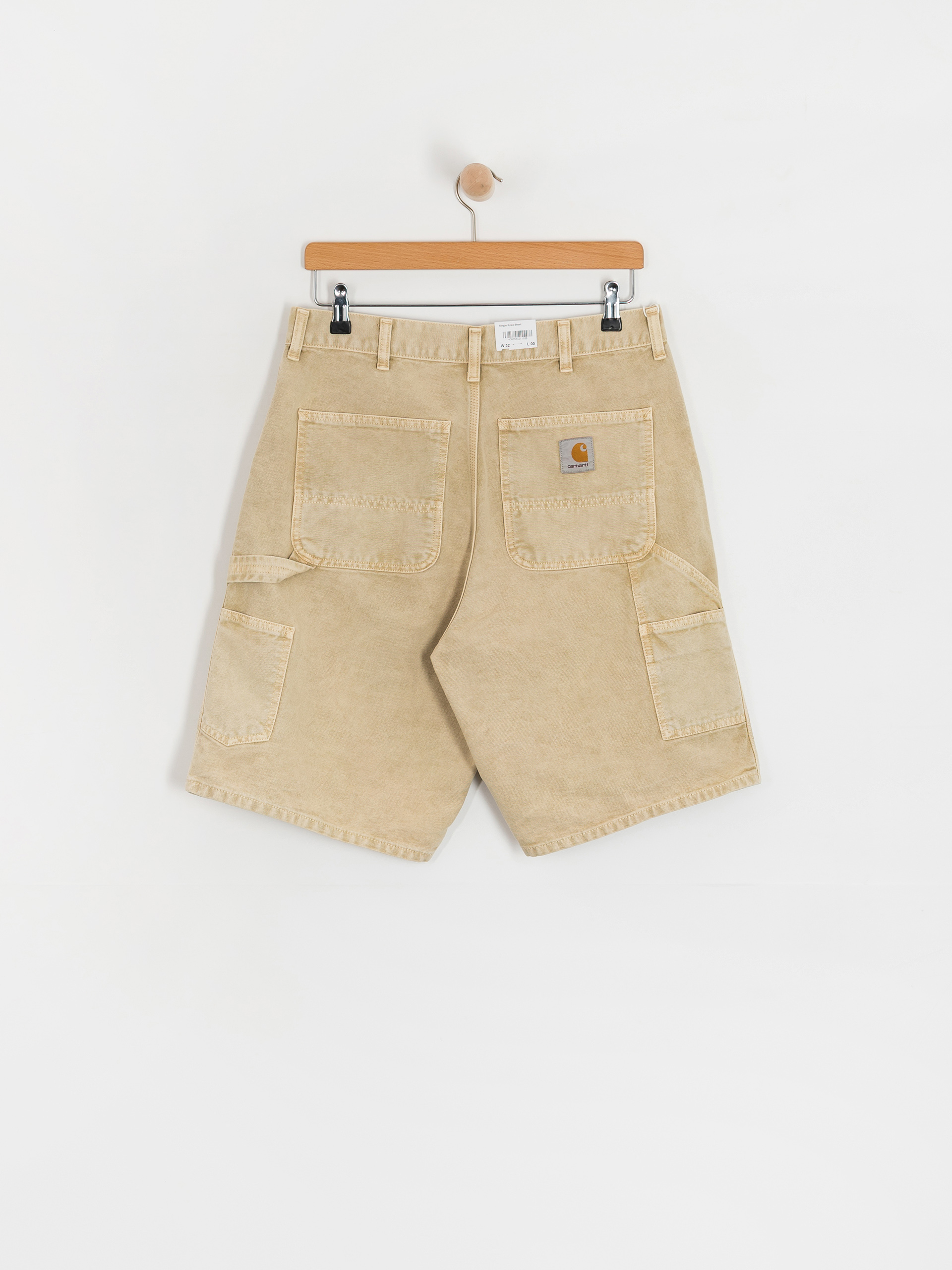 Pantaloni scurți Carhartt WIP Single Knee (dusty h brown/chalk wash)