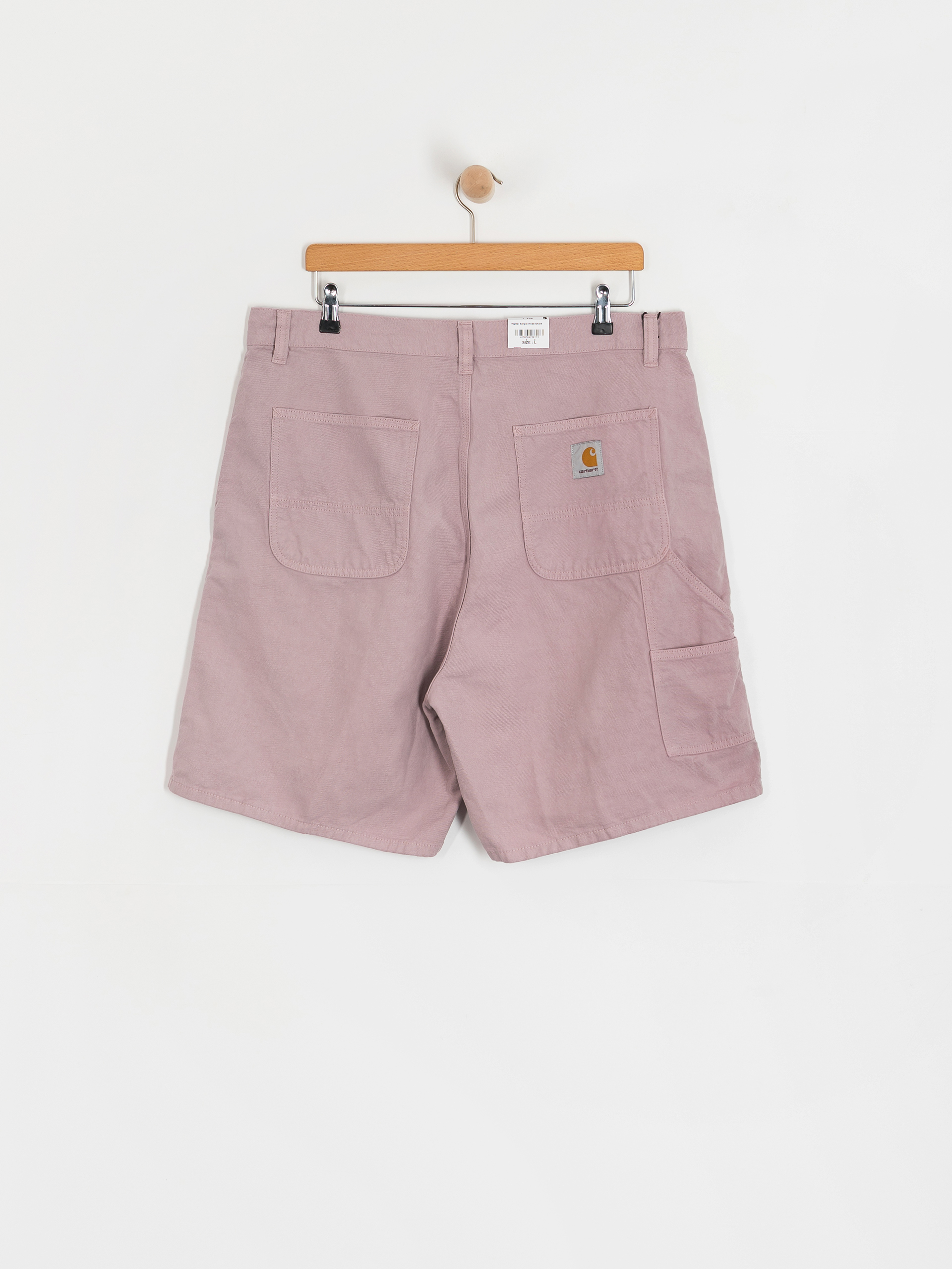 Pantaloni scurți Carhartt WIP Walter Single Knee (pink fog/garment dyed)