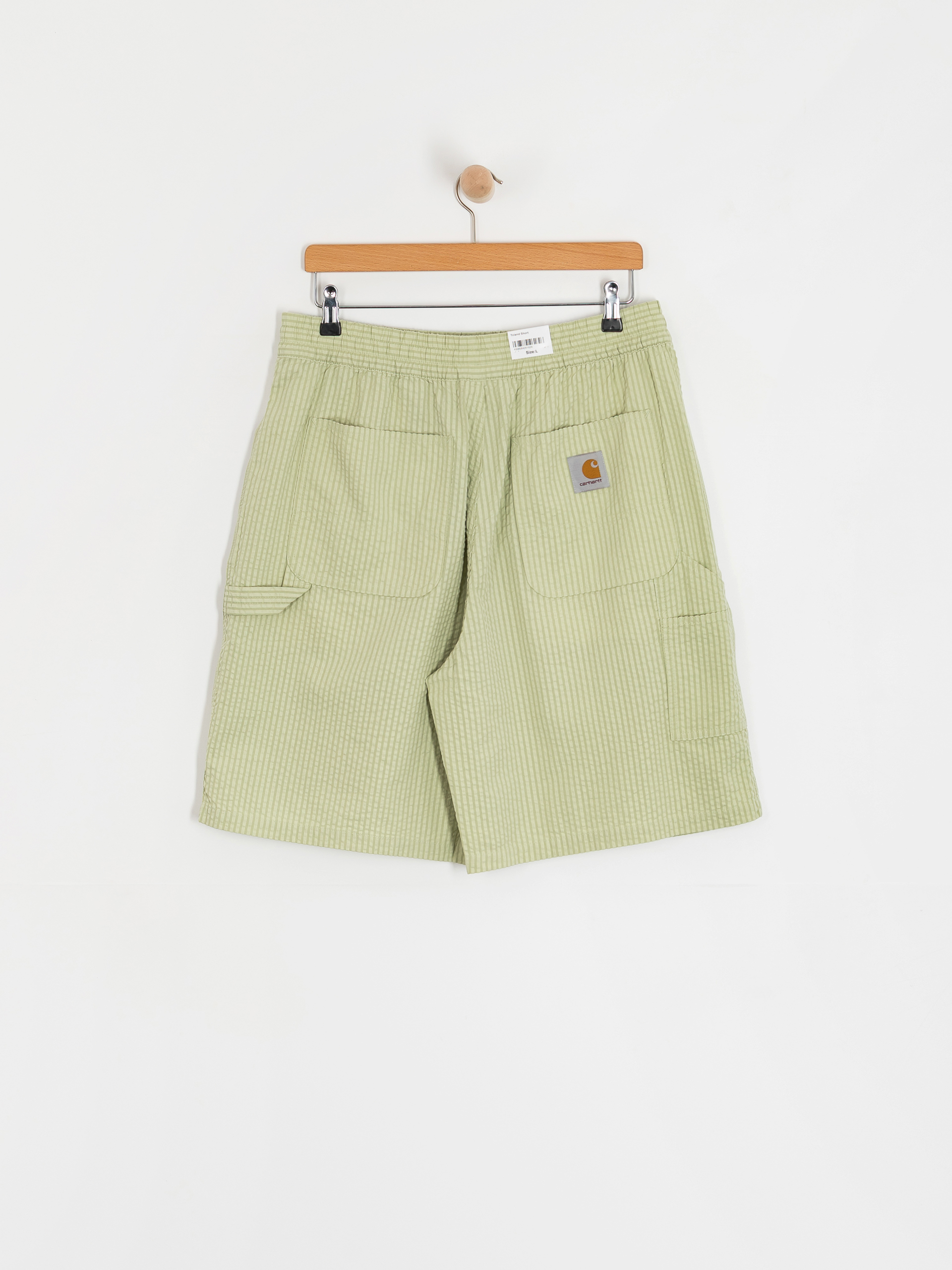 Pantaloni scurți Carhartt WIP Toland (toland stripe/pale olive)