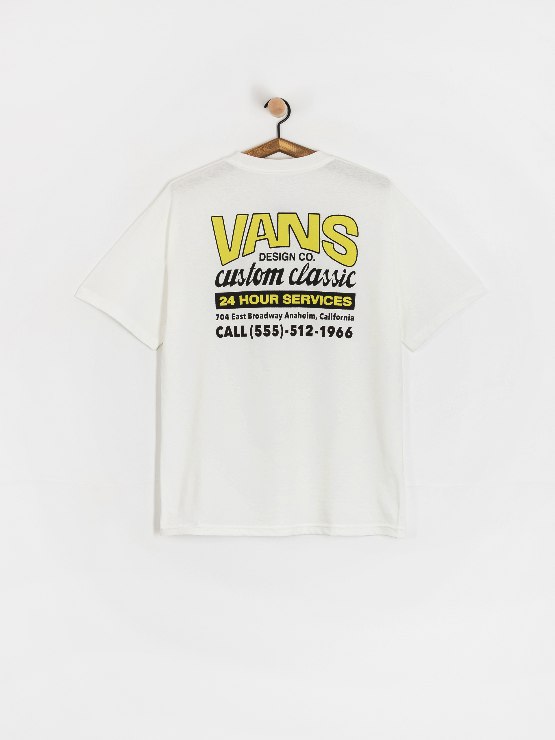 Tricou Vans Shop Front (white/sunny yellow)