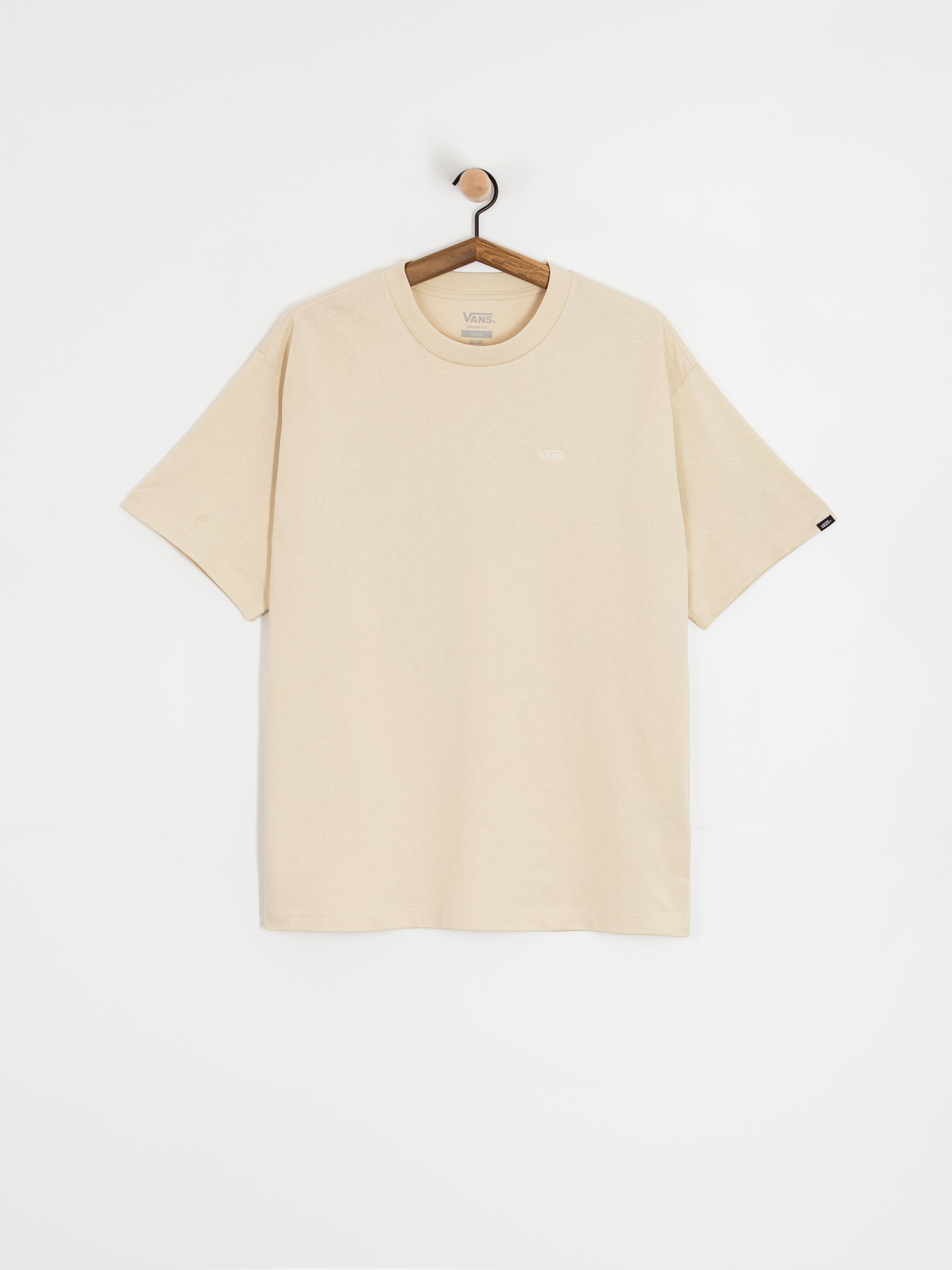 Tricou Vans Left Chest II Loose (oatmeal)