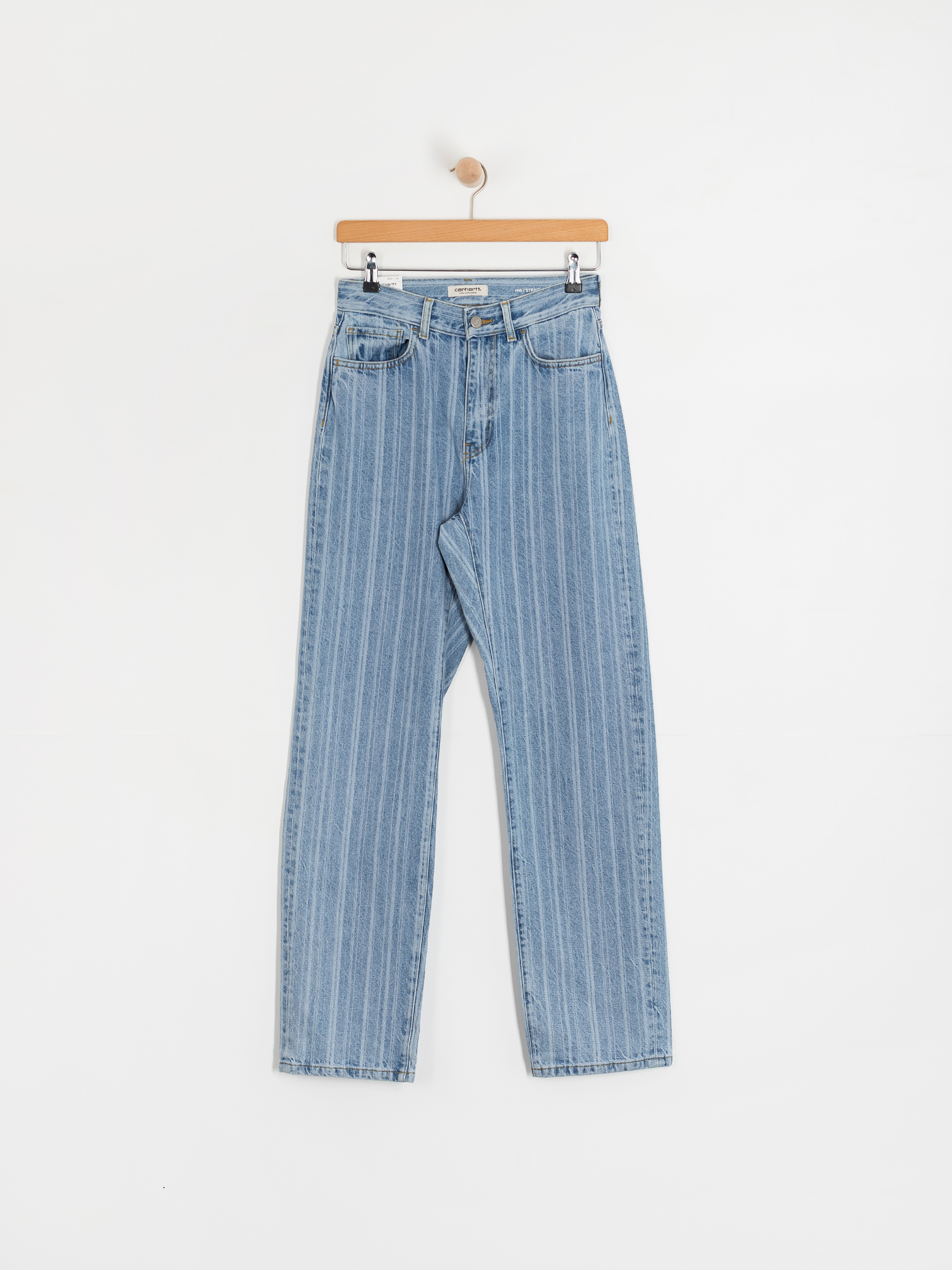 Pantaloni Carhartt WIP Rylan Wmn (rylan stripe/blue/stone bleached)