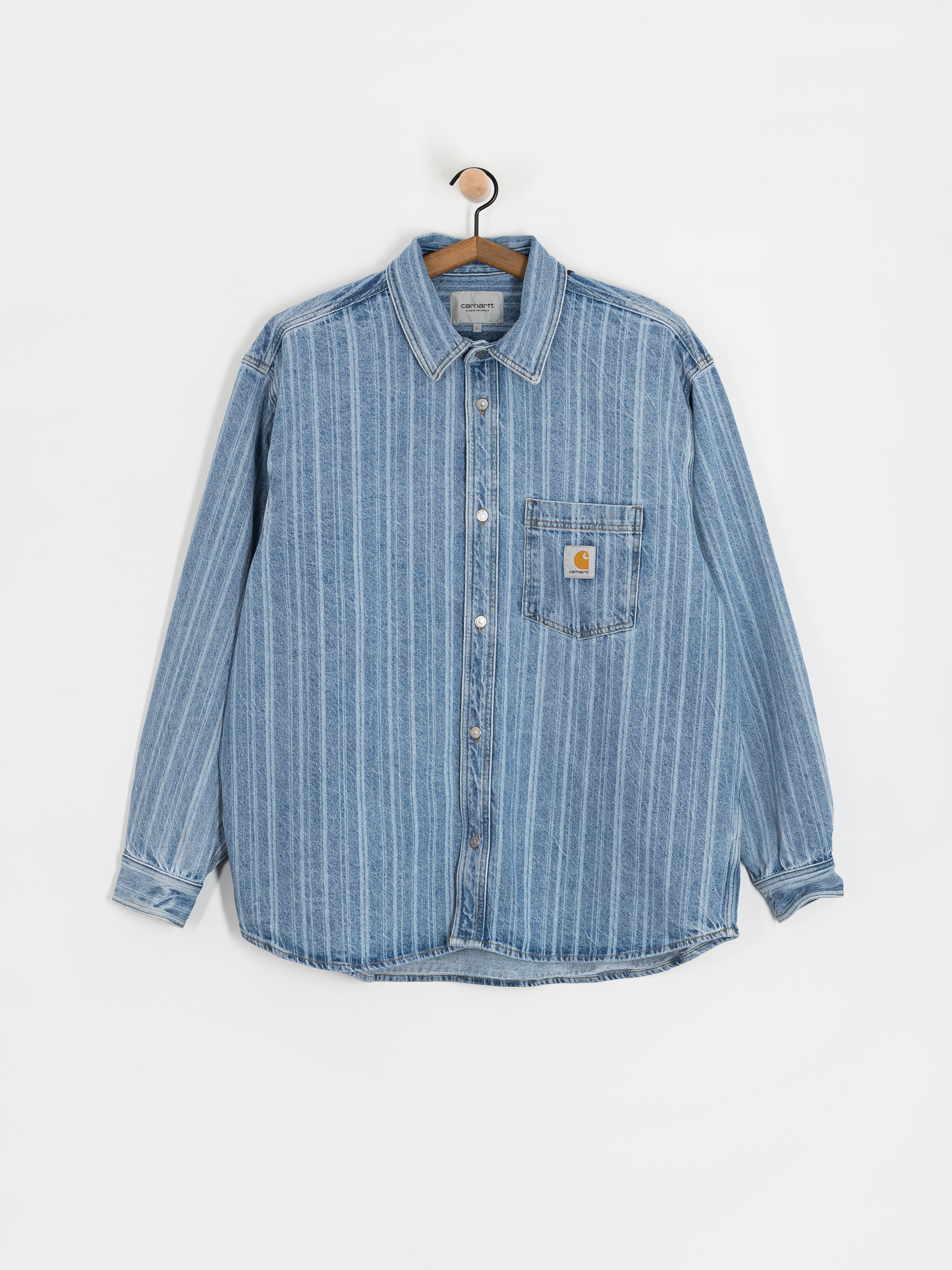 Geacă Carhartt WIP Rylan (rylan stripe/blue/stone bleached)