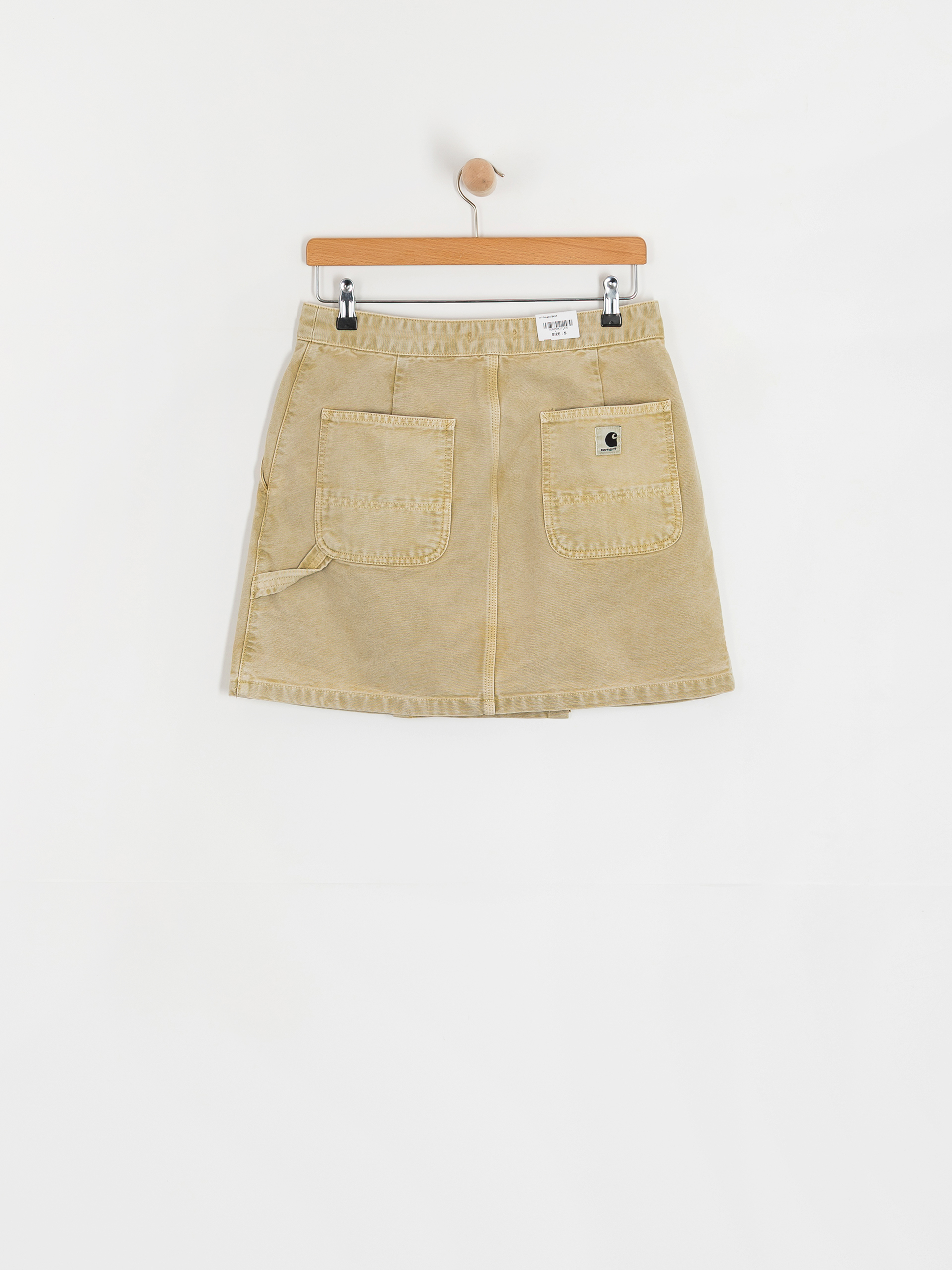 Fustă Carhartt WIP Emery Wmn (dusty h brown/chalk wash)