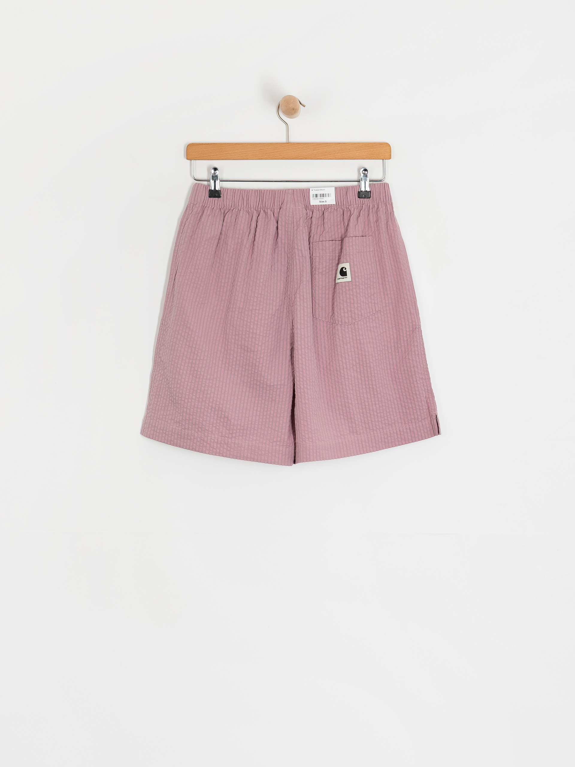 Pantaloni scurți Carhartt WIP Toland Wmn (toland stripe/pink fog)