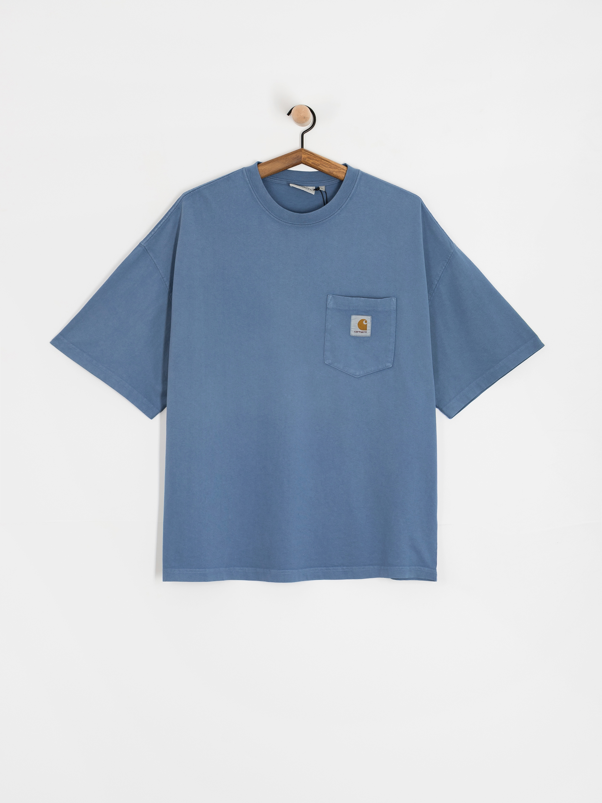 Tricou Carhartt WIP Hudson Pocket (sorrent/chalk wash)