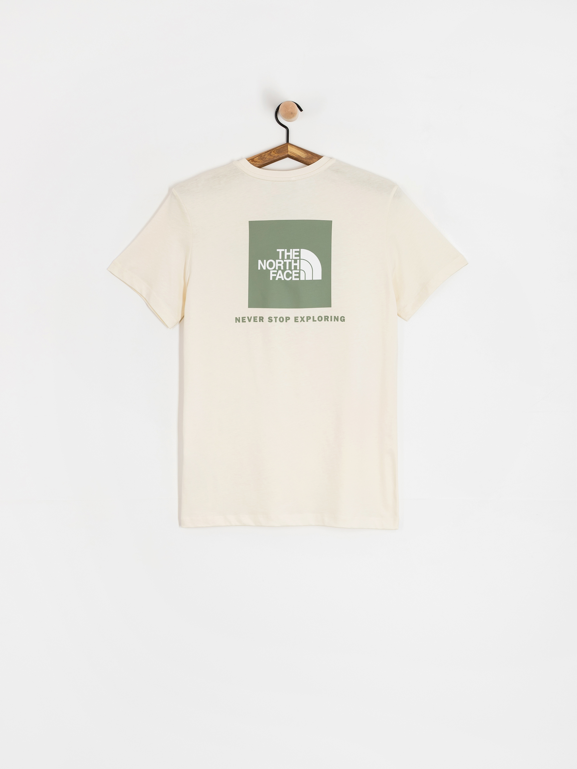 Tricou The North Face Box Nse Relaxed Wmn (white dune/slate moss)