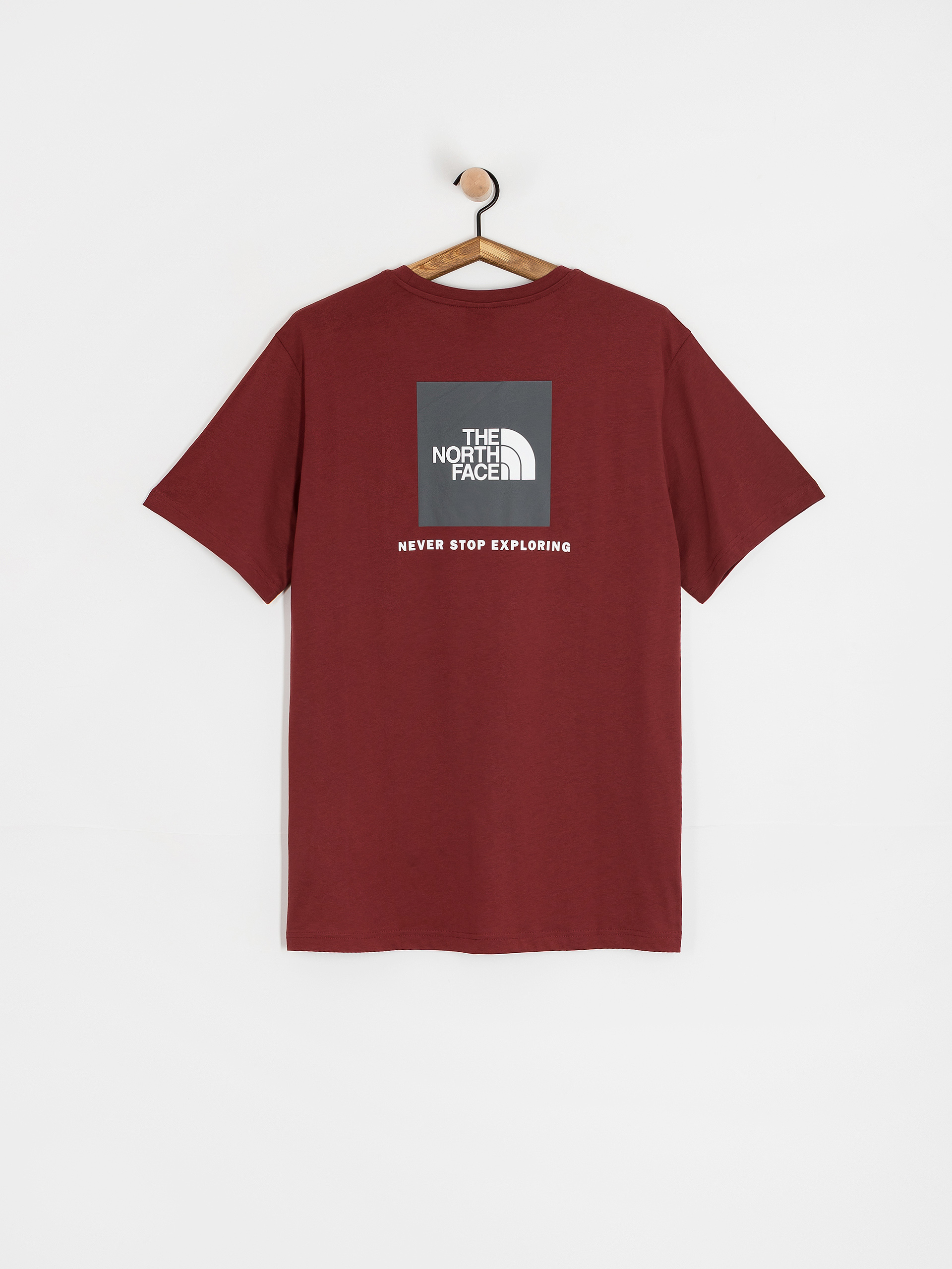 Tricou The North Face Box Nse (sumac/asphalt grey)