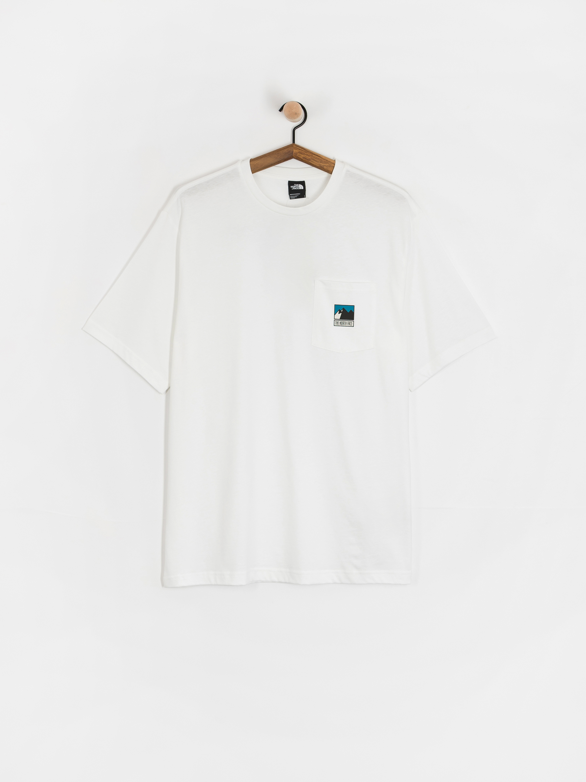 Tricou The North Face Mountain Logo Relaxed Pocket (tnf white)