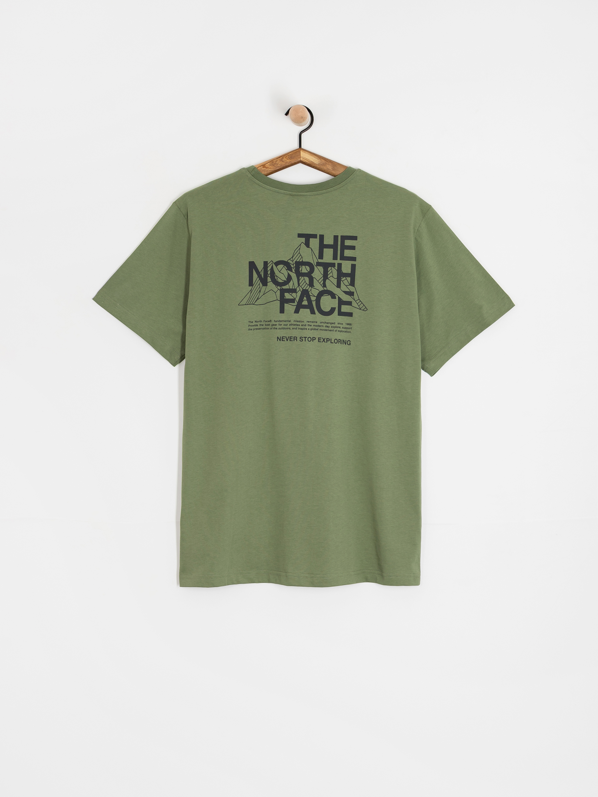 Tricou The North Face Mountain Sketch (bark mist)