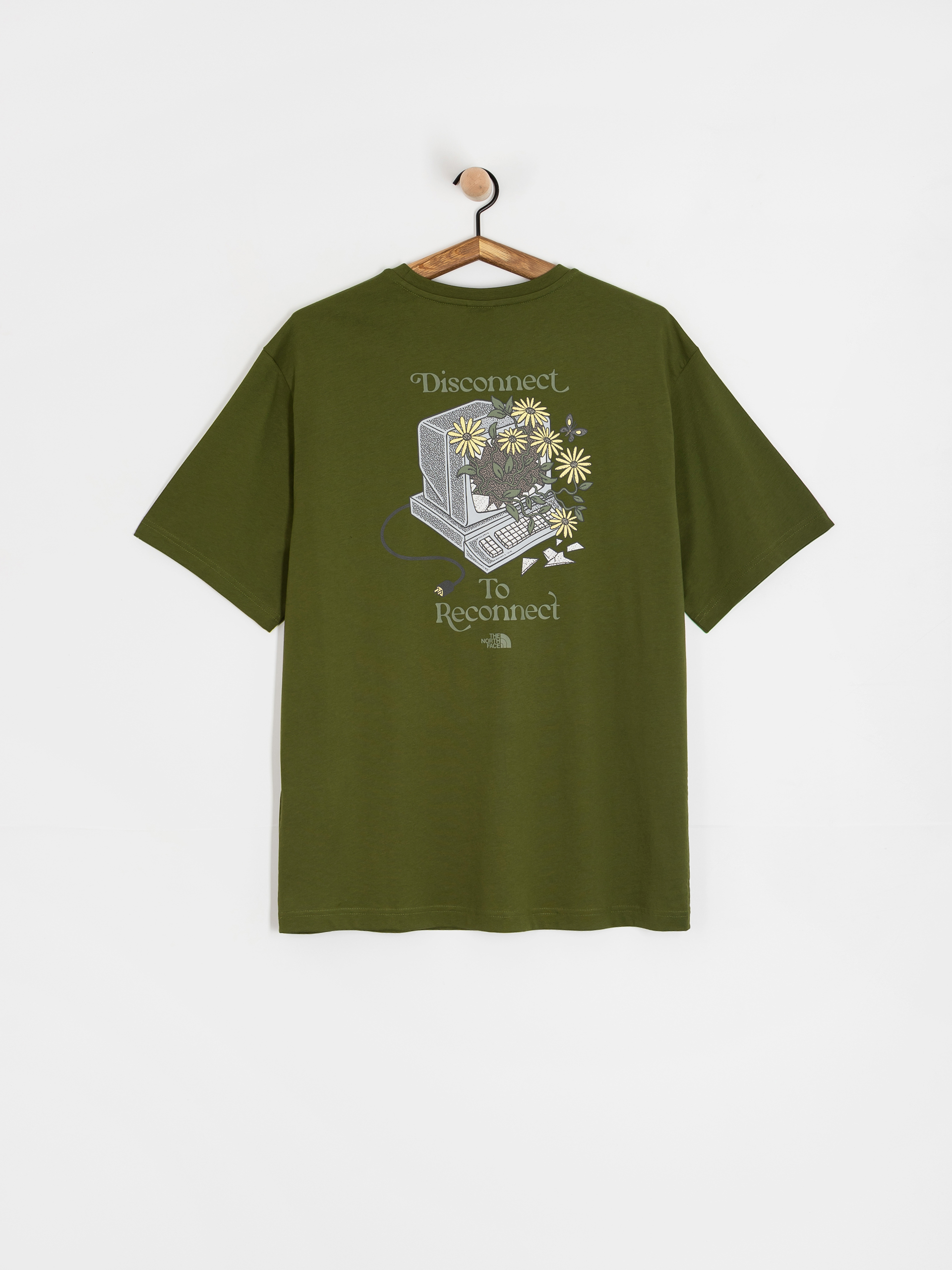 Tricou The North Face Connected Relaxed Graphic (woodland green)