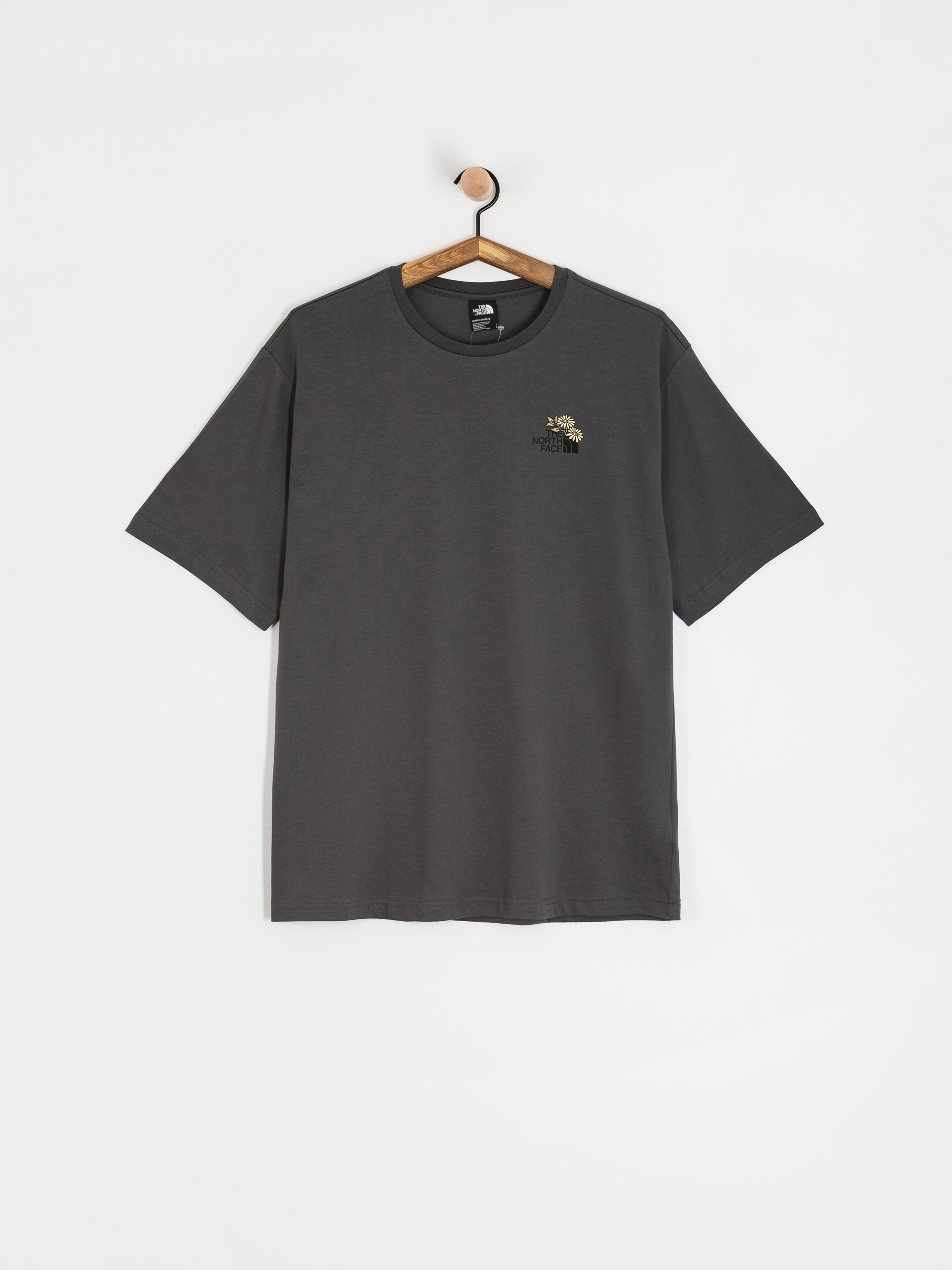 Tricou The North Face Flower Dome Relaxed Graphic (anthracite grey)