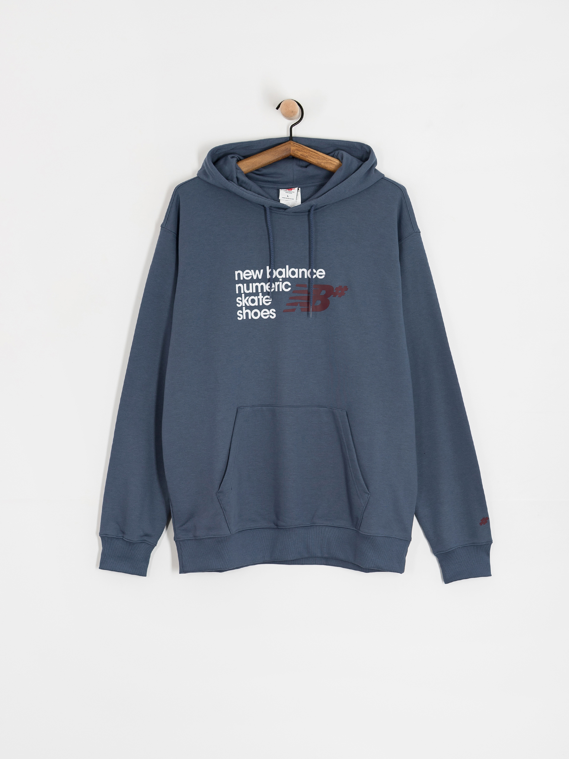 Hanorac cu glugă New Balance Numeric HD (blue)