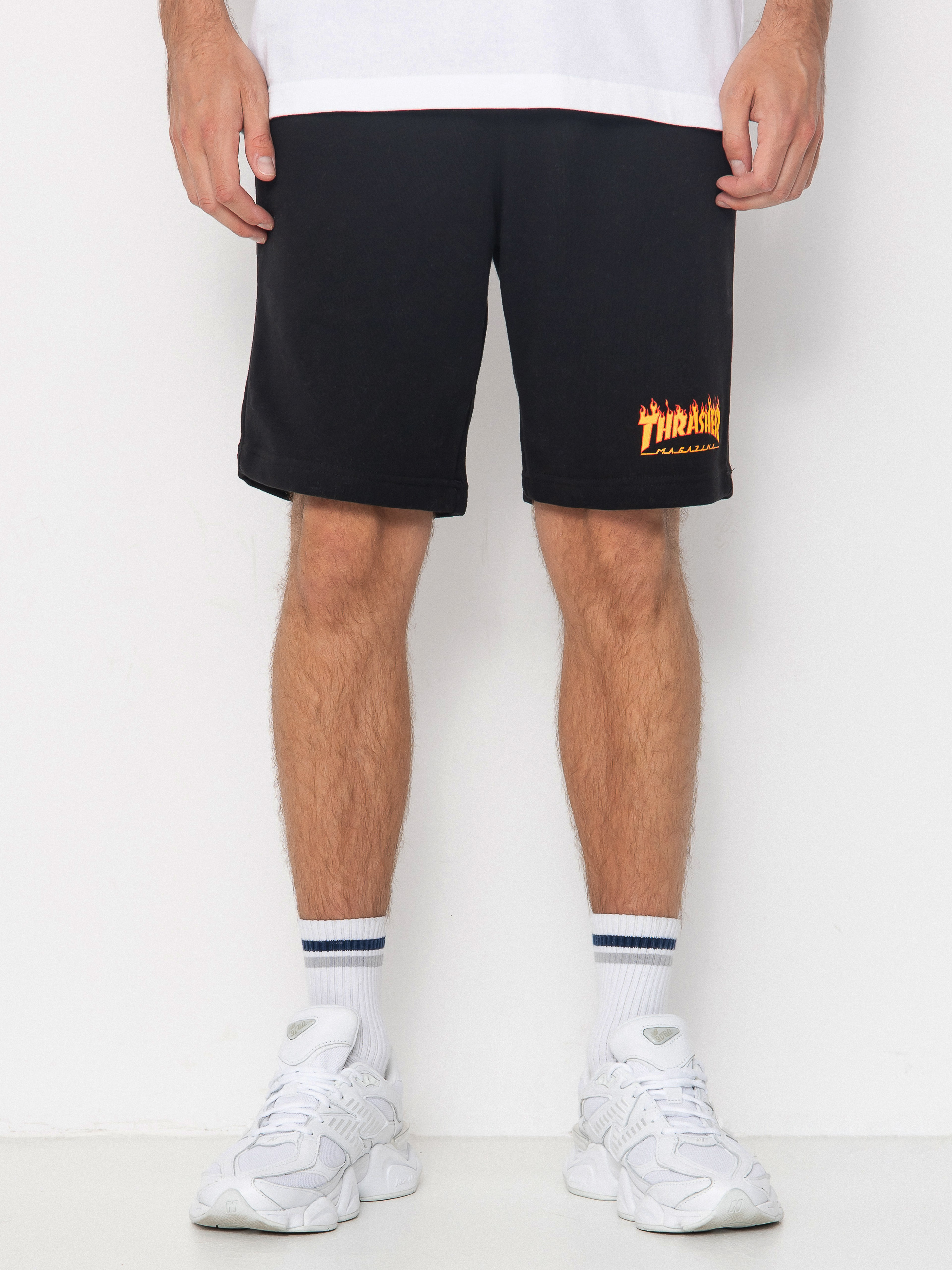 Pantaloni scurți Thrasher Flame P E (black)