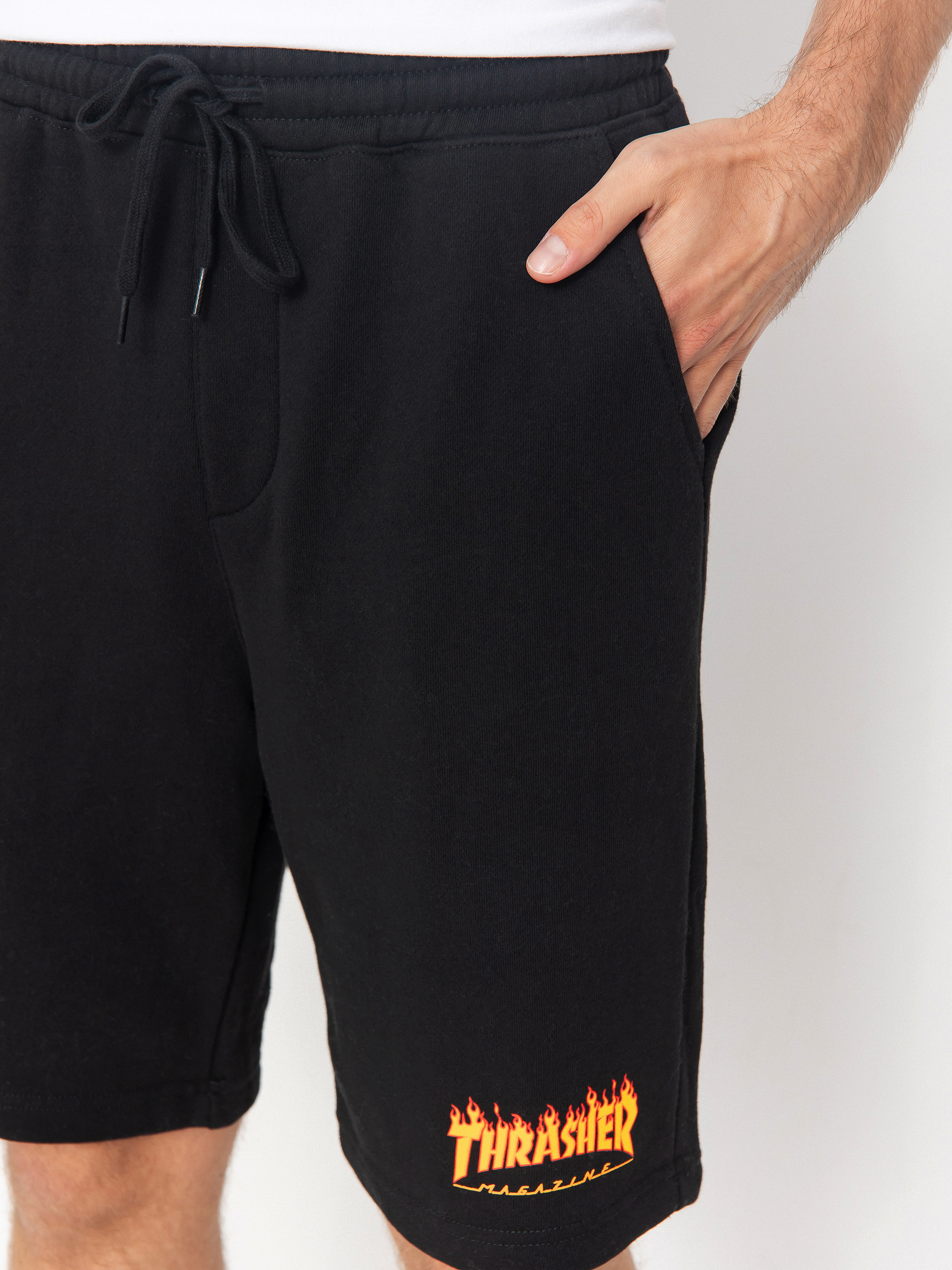 Pantaloni scurți Thrasher Flame P E (black)