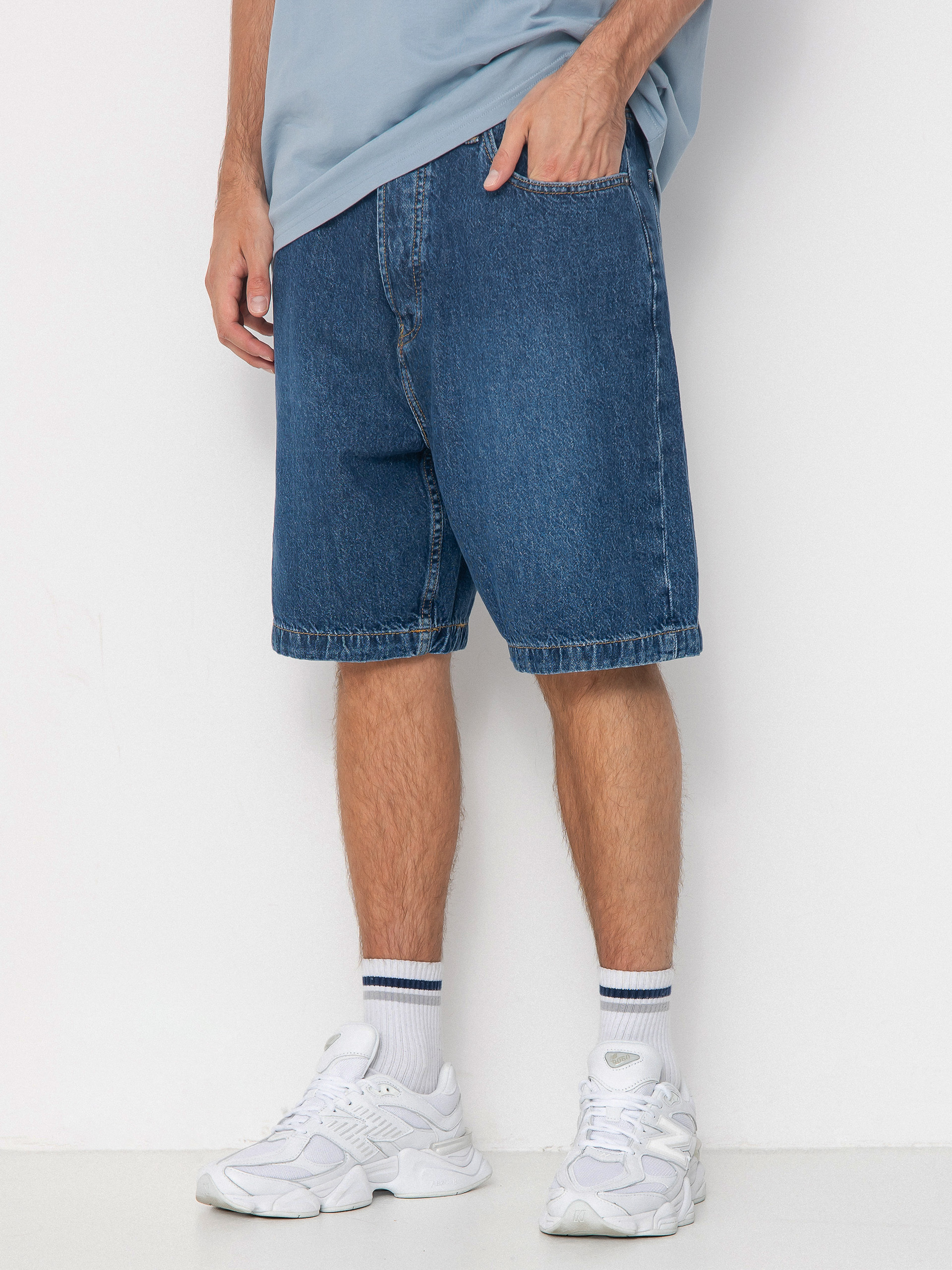 Pantaloni scurți DC Worker Baggy Denim Rsi (stone indigo)