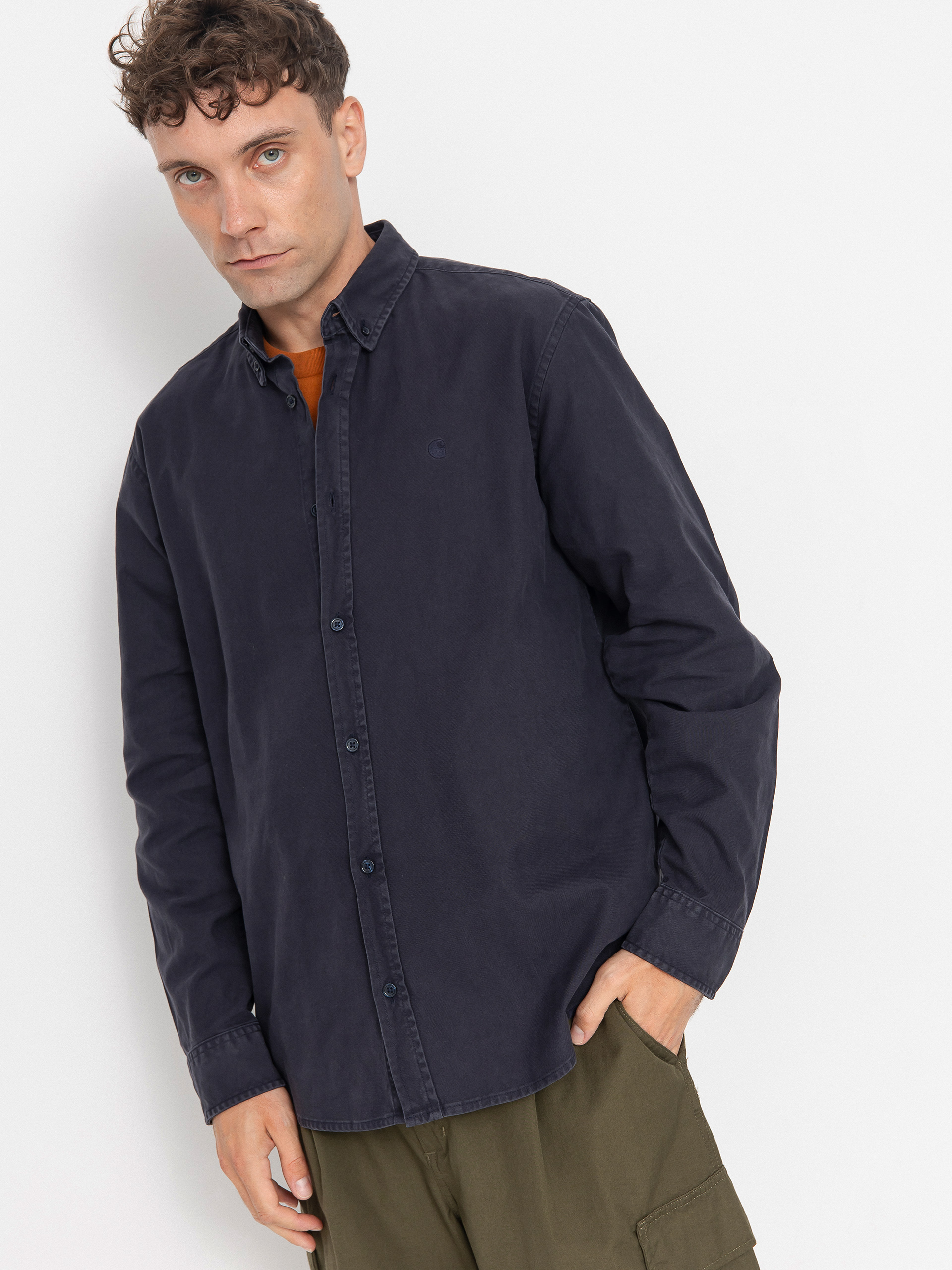 Cămașă Carhartt WIP Bolton (dark navy)