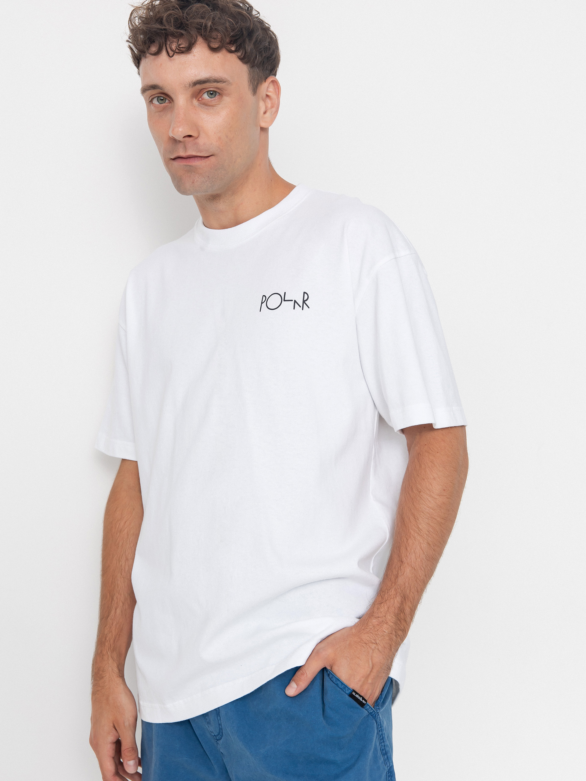 Tricou Polar Skate No Comply (white)