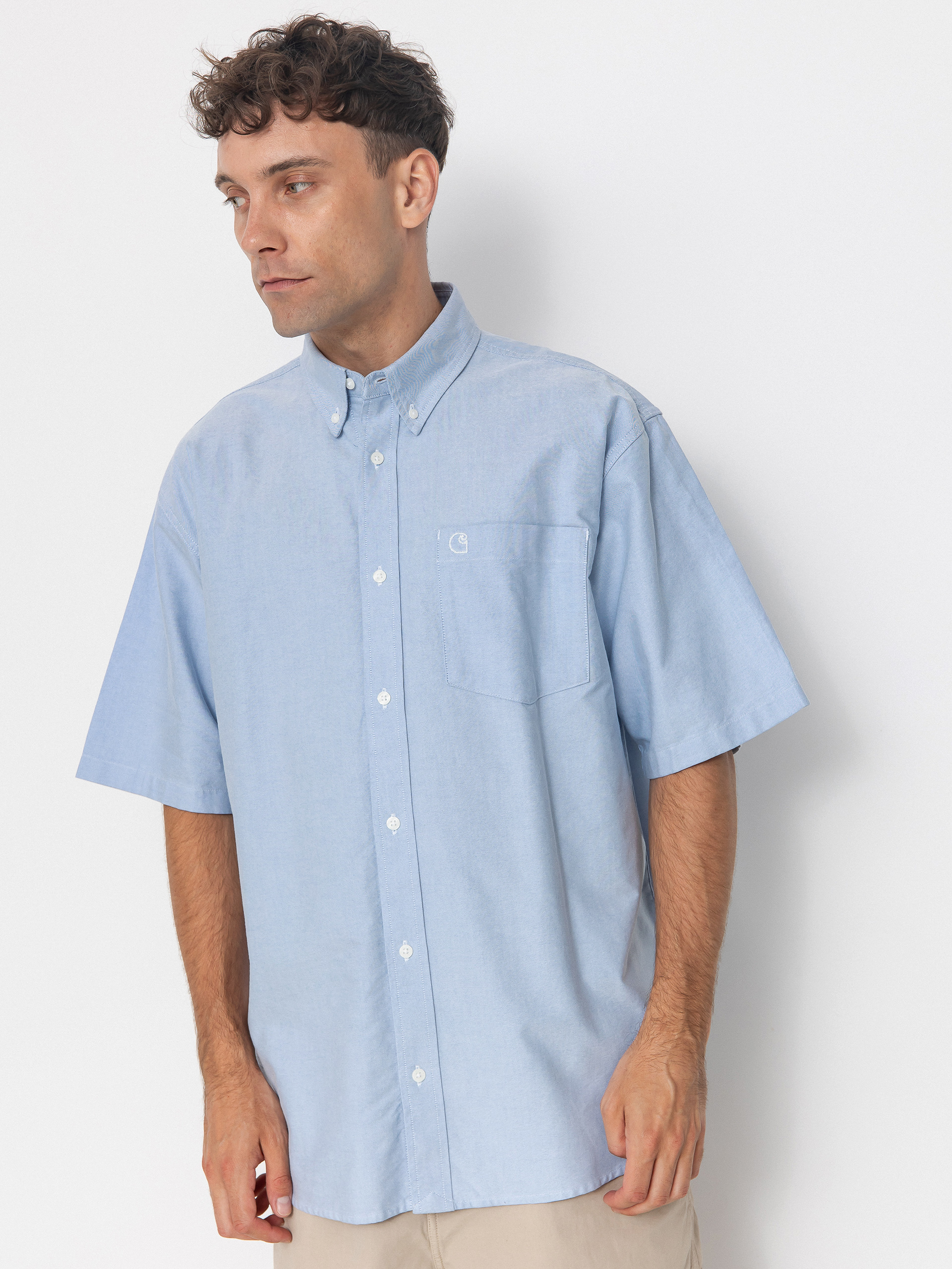 Cămașă Carhartt WIP Braxton (bleach/wax)