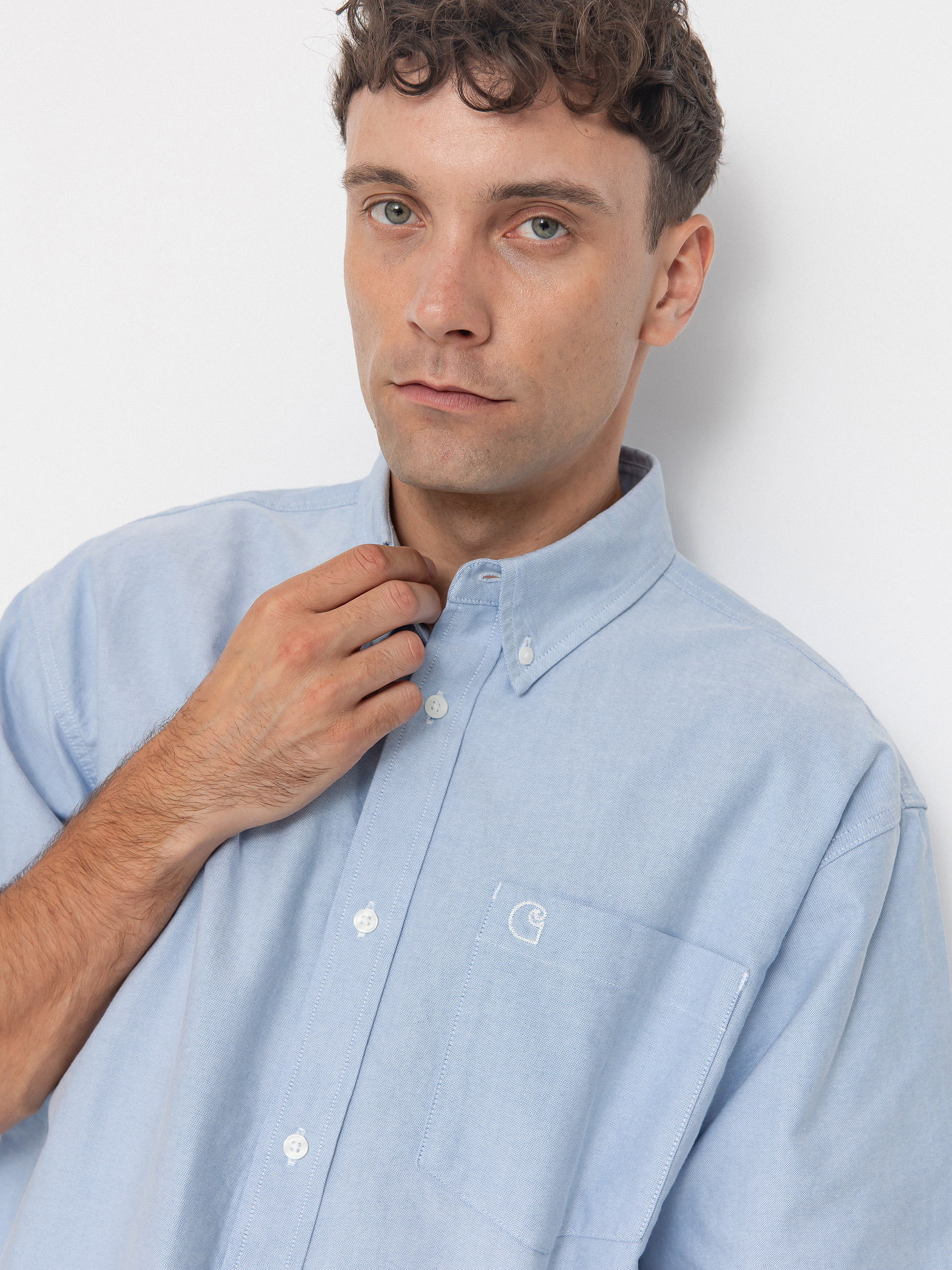 Cămașă Carhartt WIP Braxton (bleach/wax)